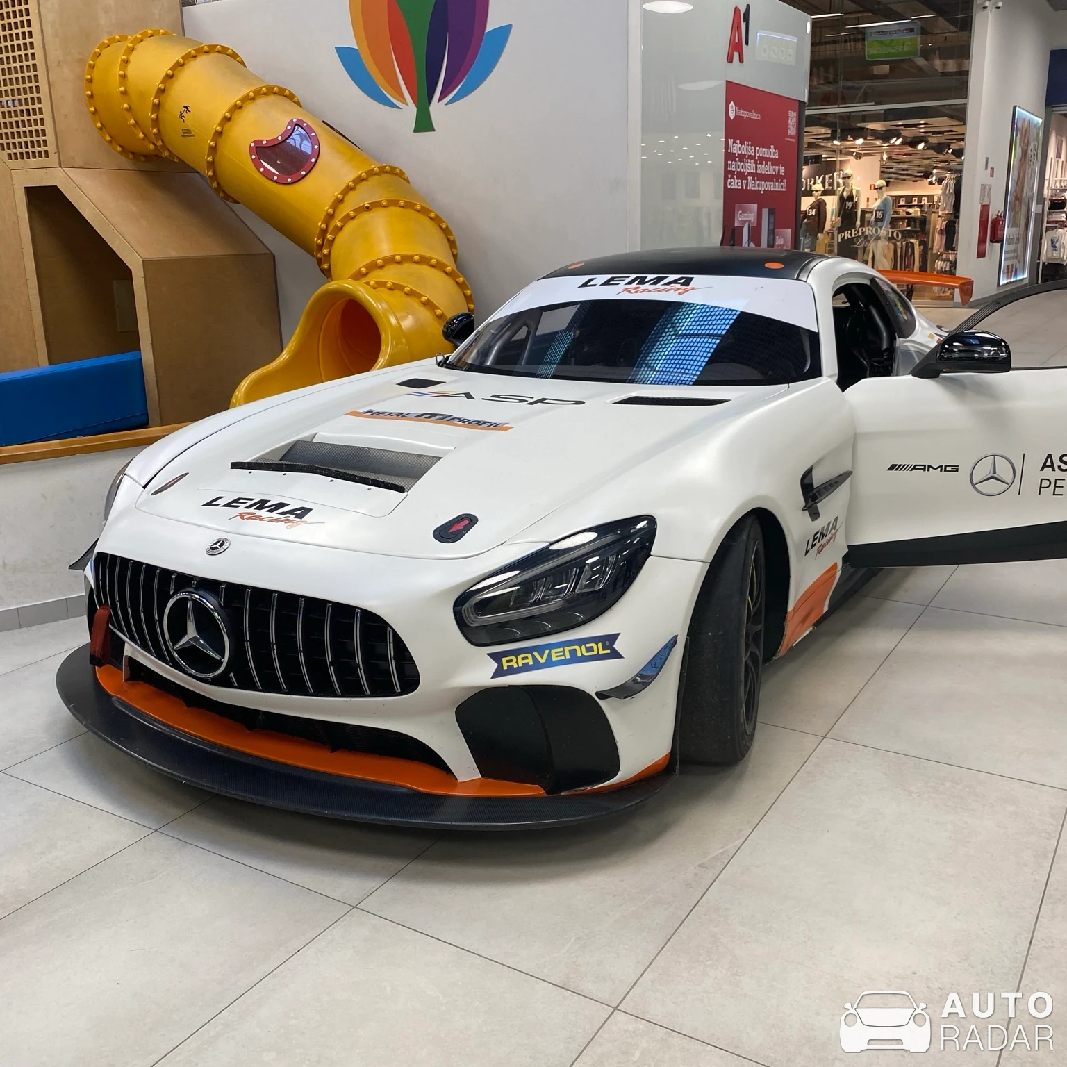 Mercedes-AMG GT4 spotted in Koper