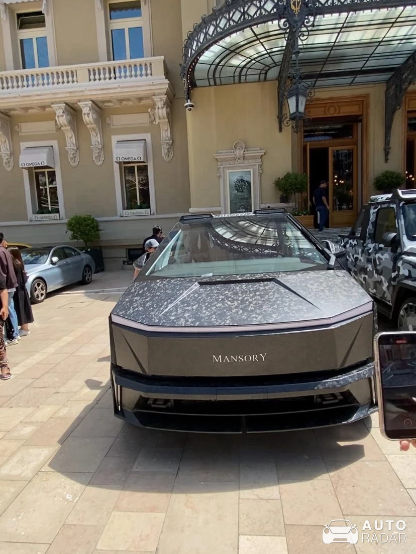 Tesla Mansory Elongation spotted in Grasse