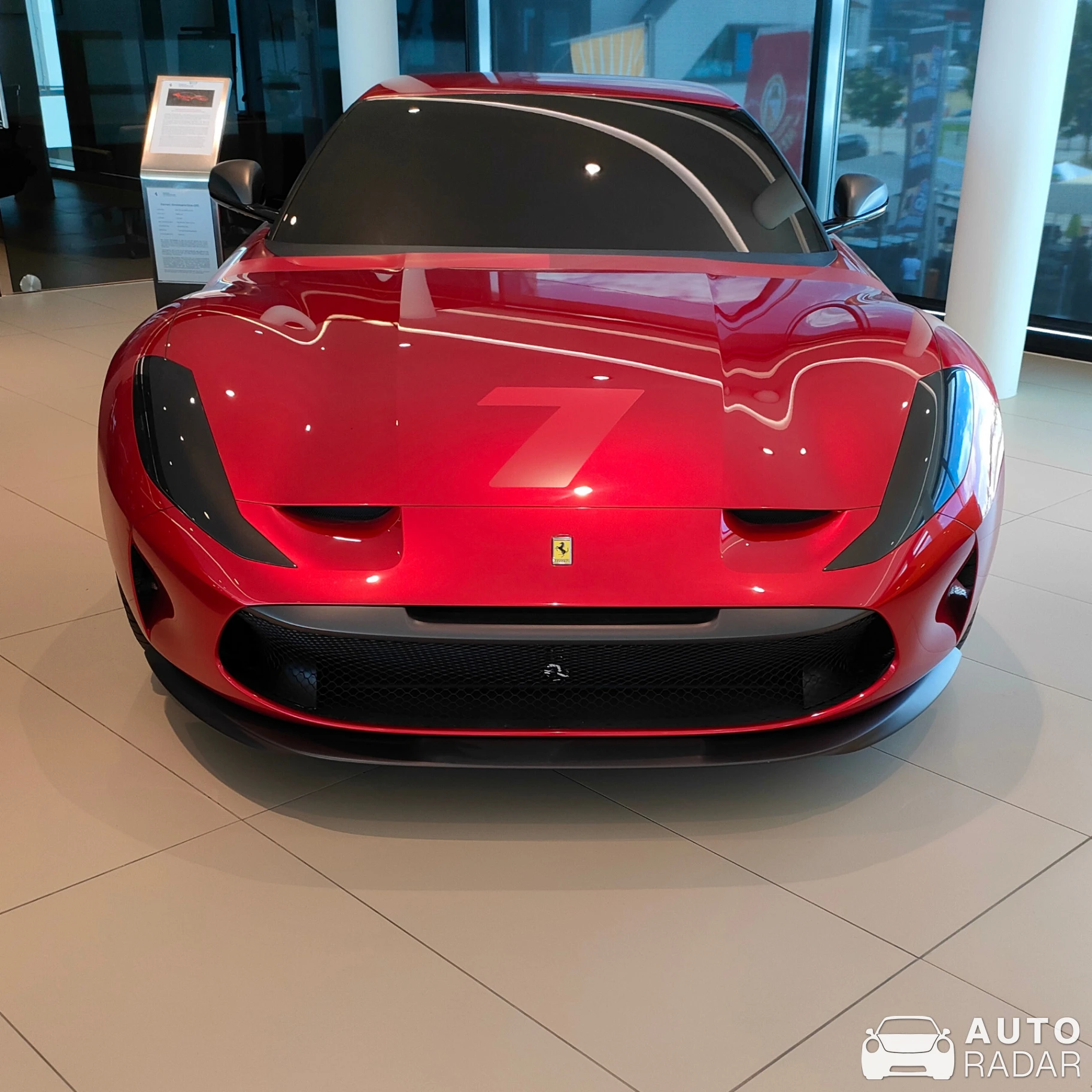 Ferrari Omologata spotted in Böblingen