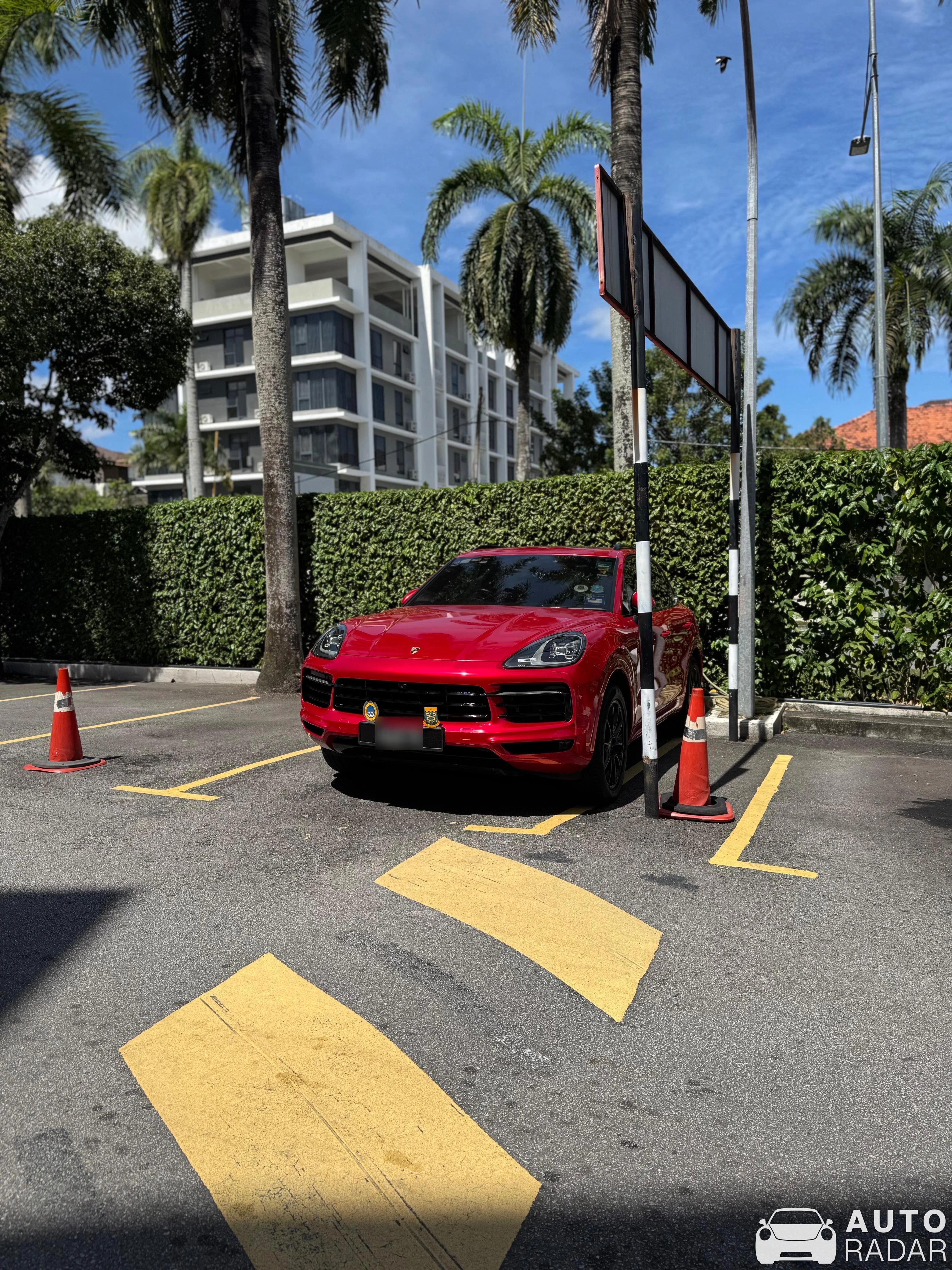 Porsche Cayenne spotted in George Town, Malaysia