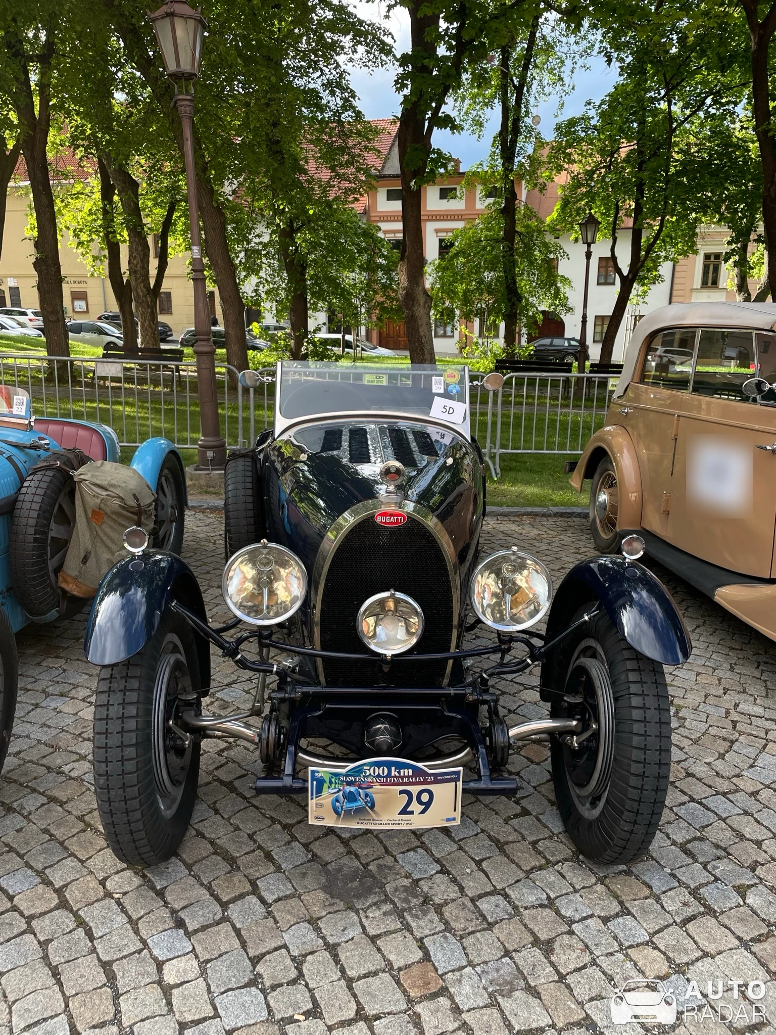 Bugatti Type 43 spotted in Poprad