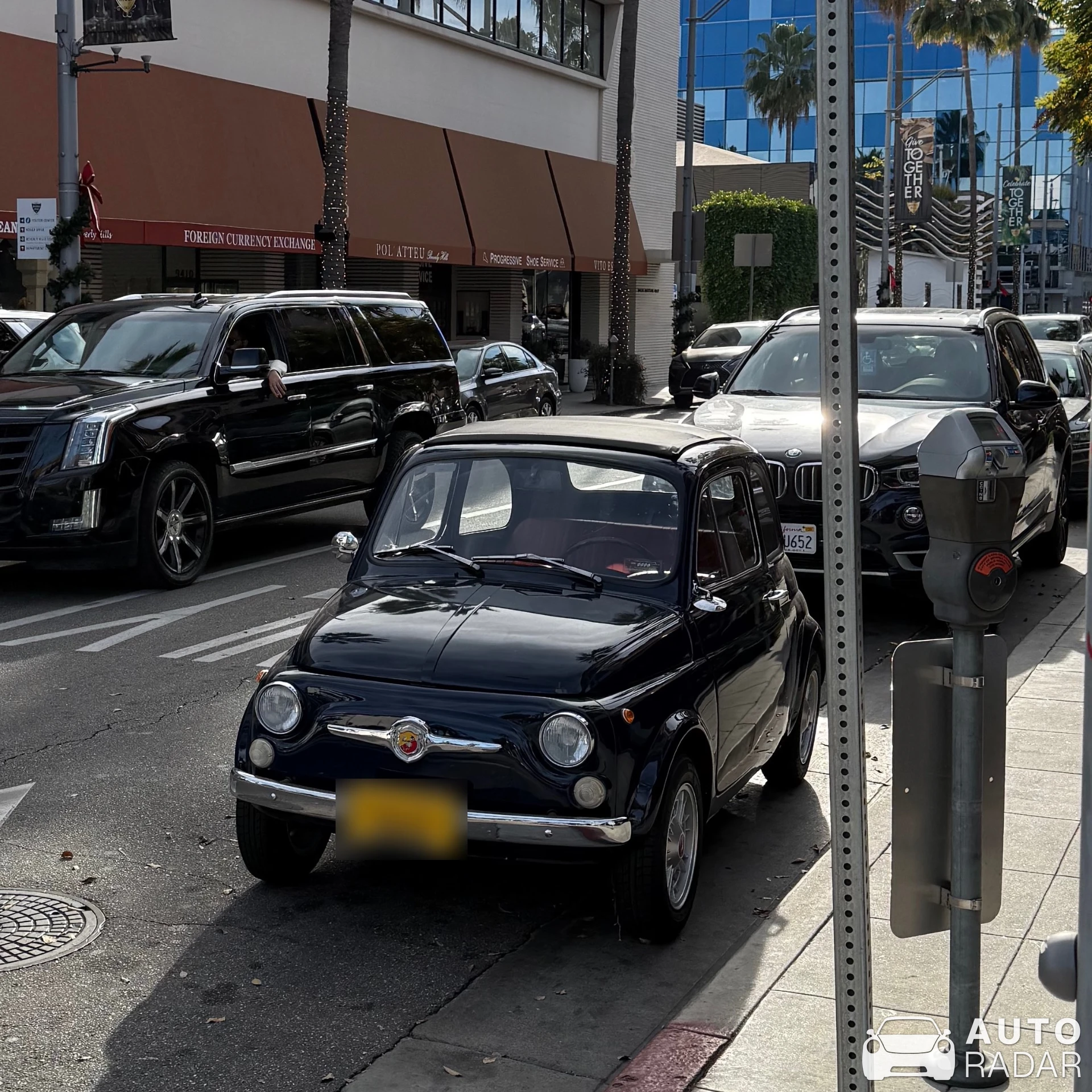 Abarth 500 spotted in Beverly Hills, United States