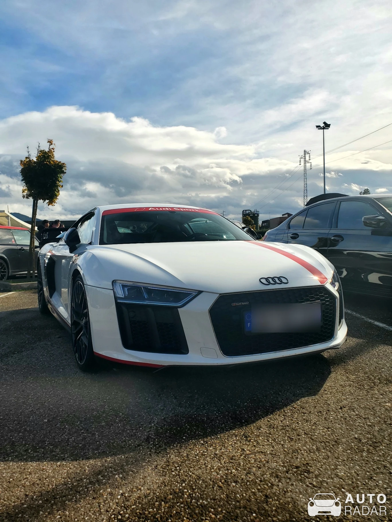 Audi R8 V10 RWS spotted in Neuve-Église