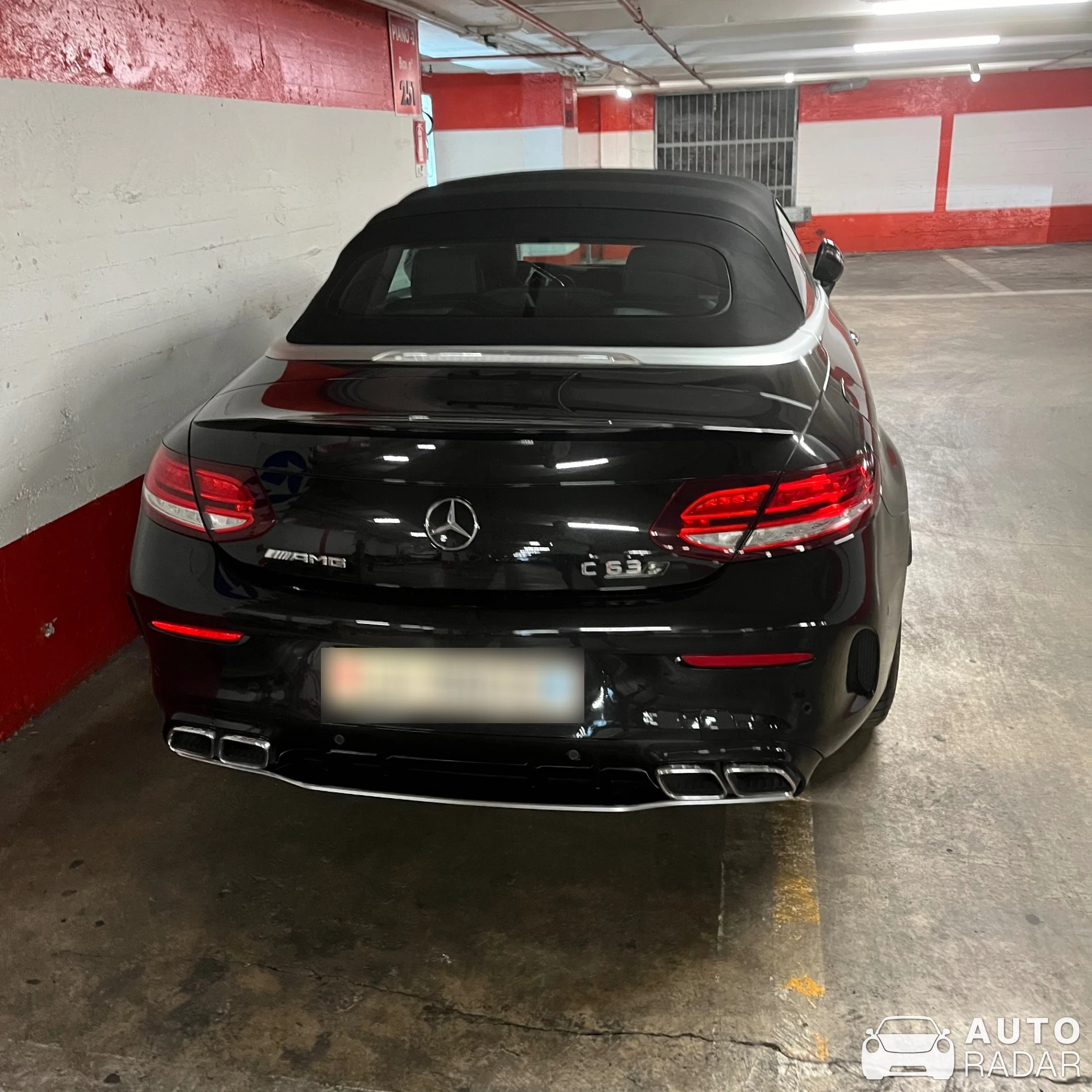 Mercedes-AMG C 63 Convertible A205 2018 spotted in Milano