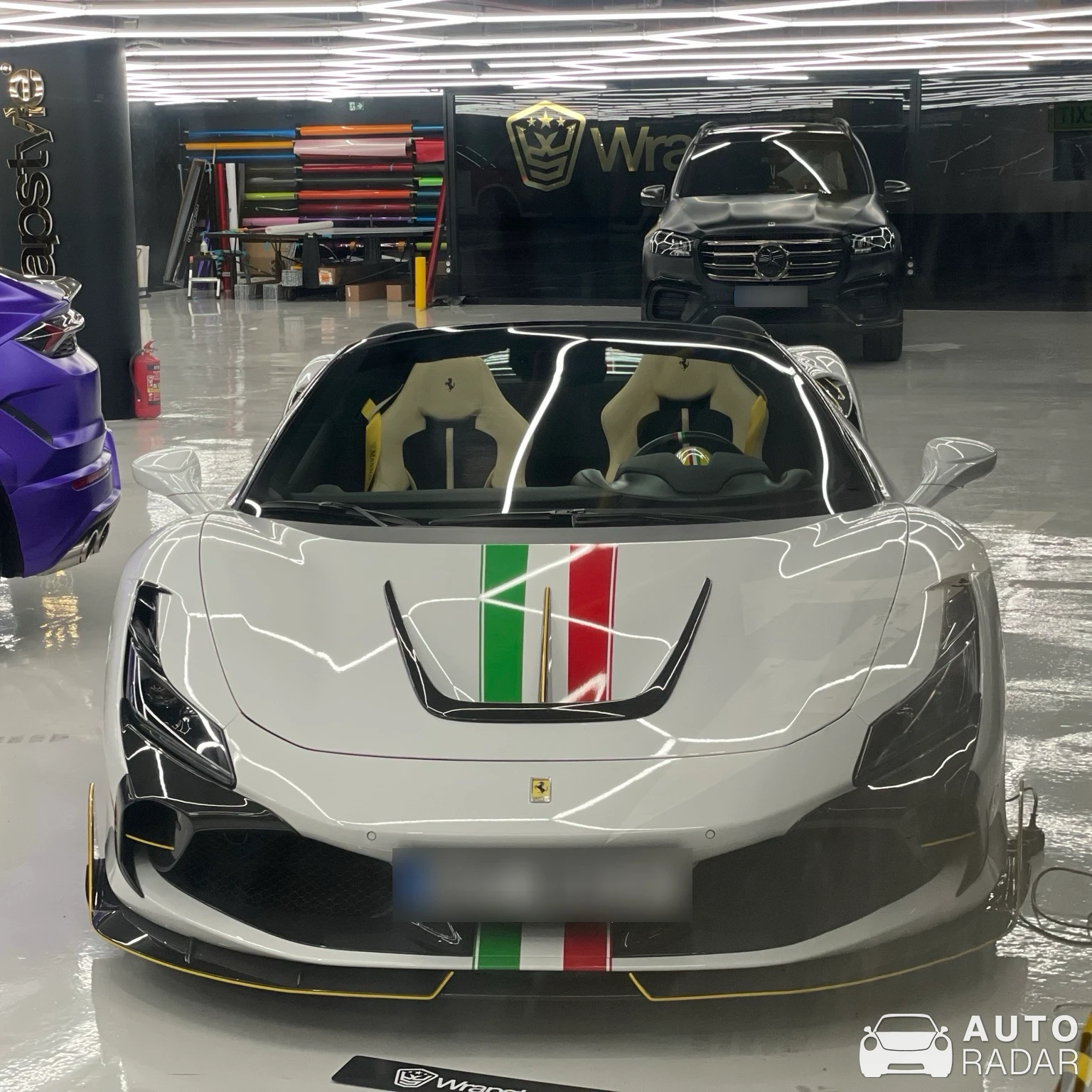 Ferrari F8 Spider Novitec Rosso N-Largo spotted