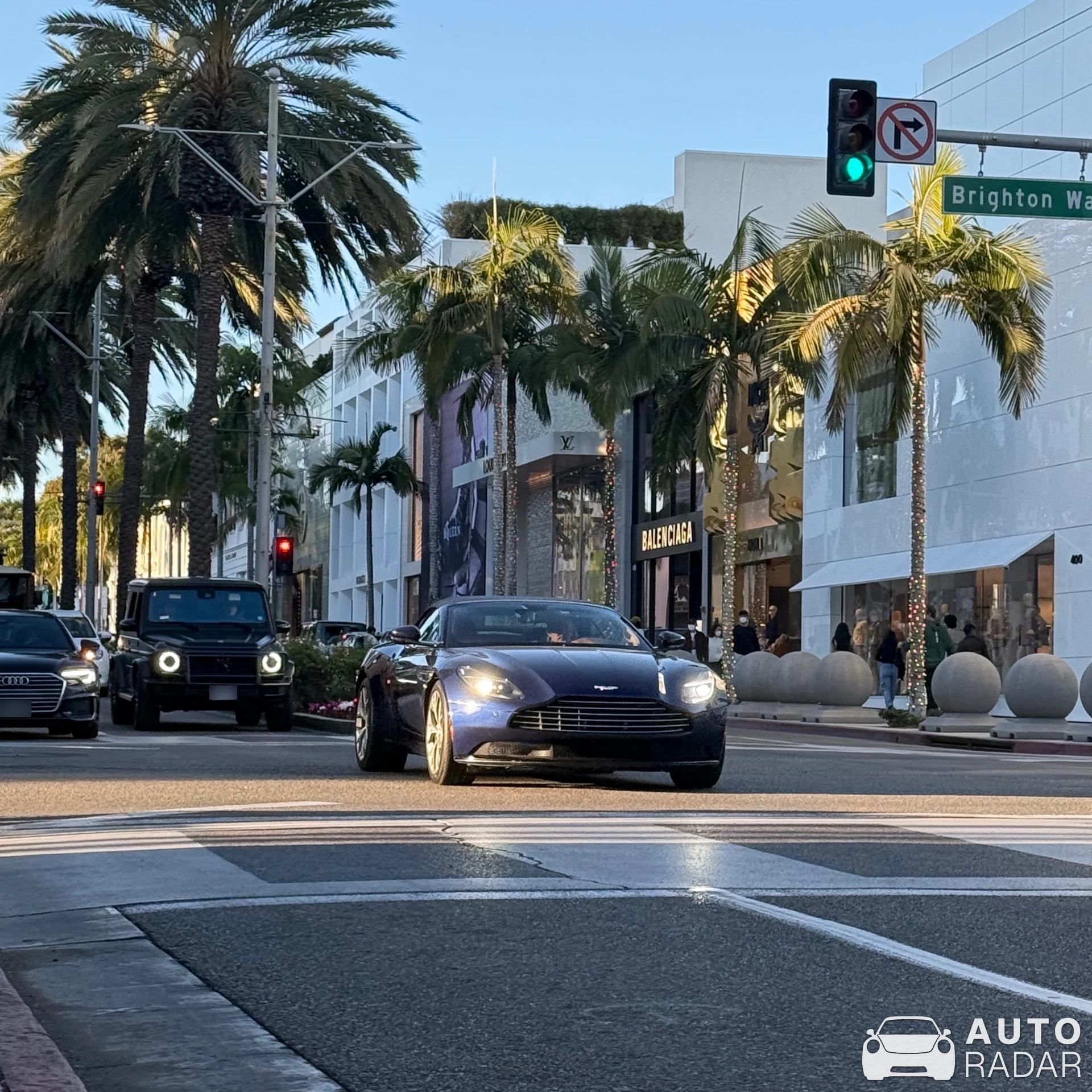 Aston Martin DB11 V8 Volante spotted in Beverly Hills, United States