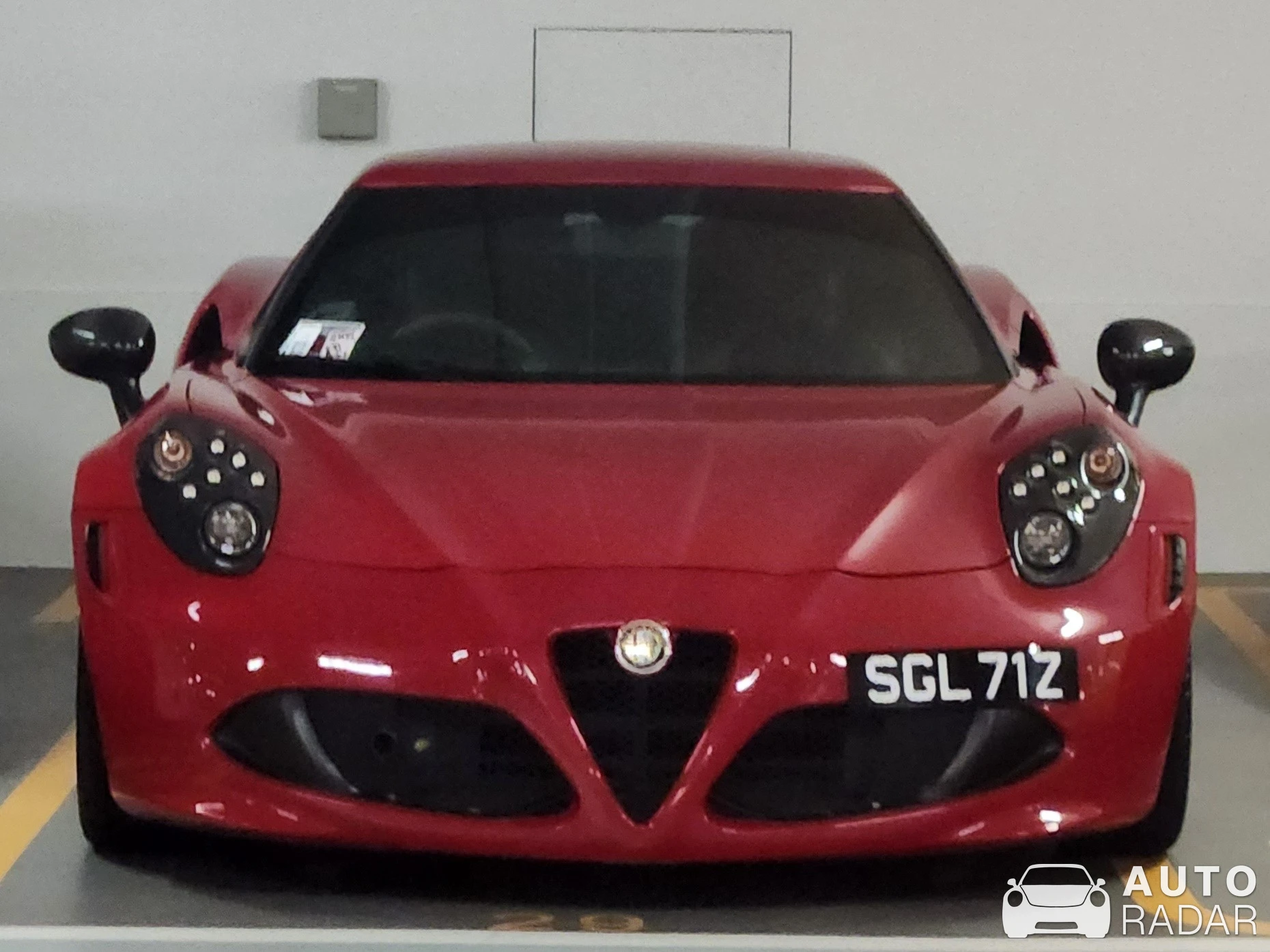 Alfa Romeo 4C Coupé spotted in Singapore, Singapore