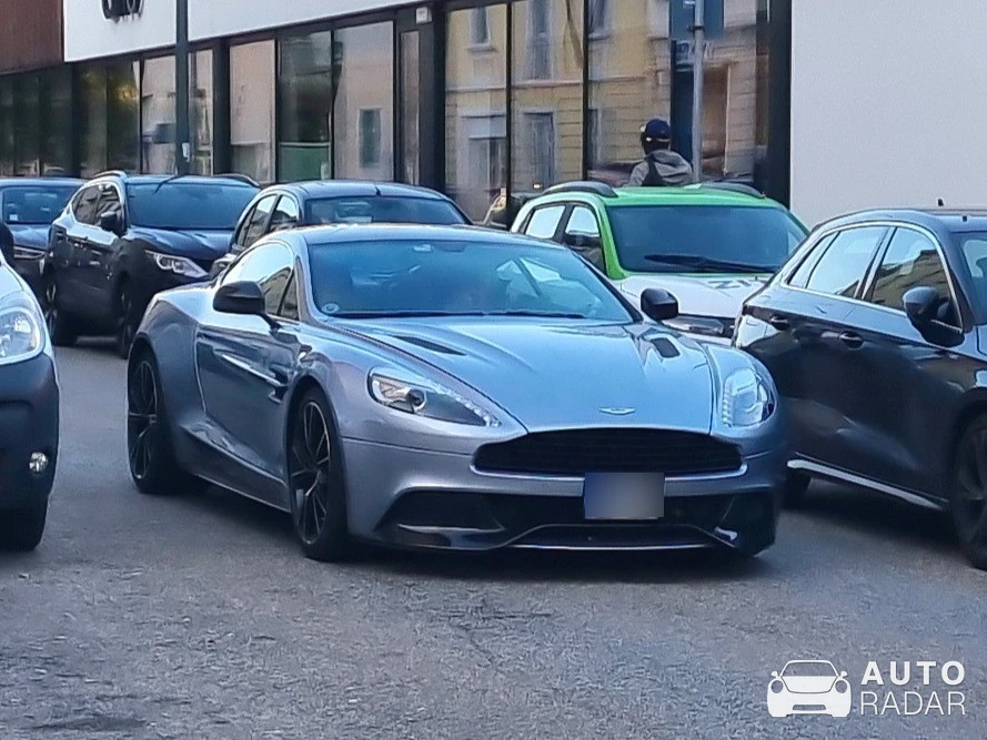 Aston Martin Vanquish spotted in Milano, Italia