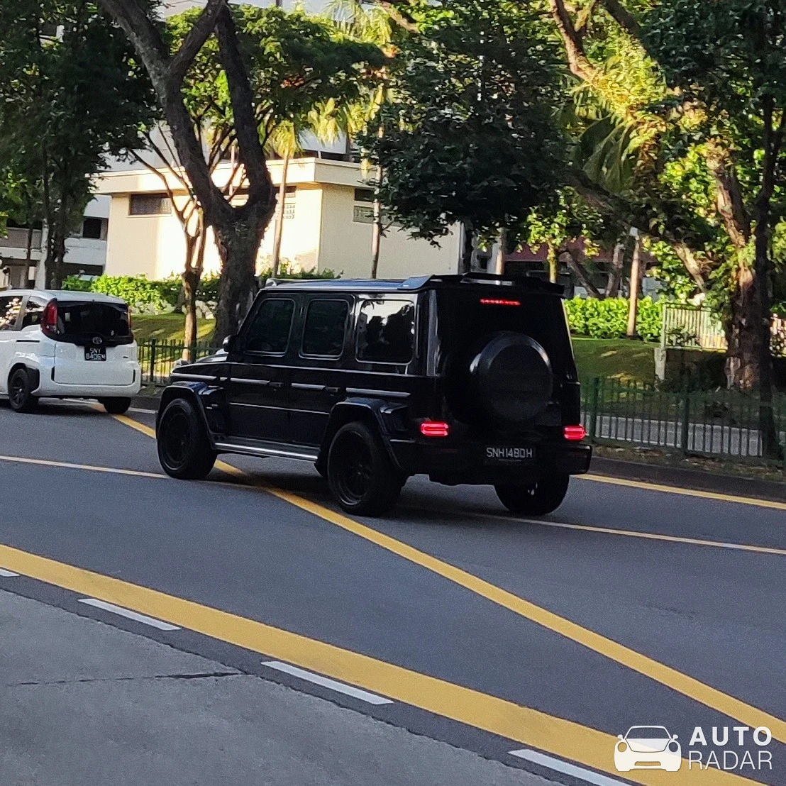 Mercedes-AMG Brabus G 800 XLP Superblack spotted in Singapore