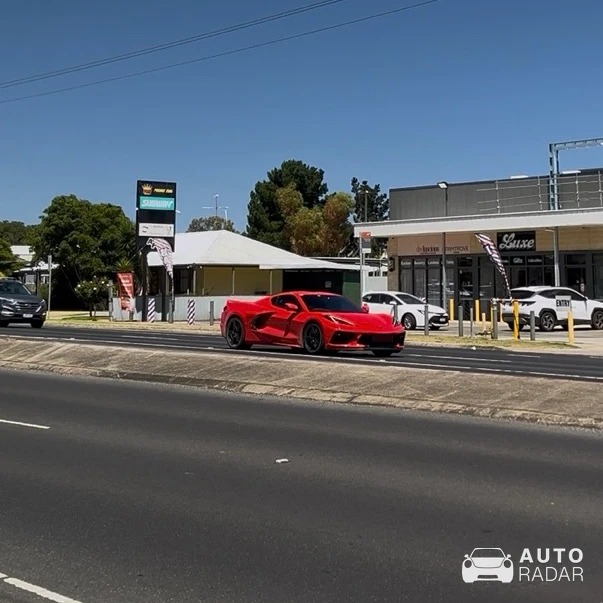 Chevrolet Corvette C8 Stingray spotted in Leopold, Australia