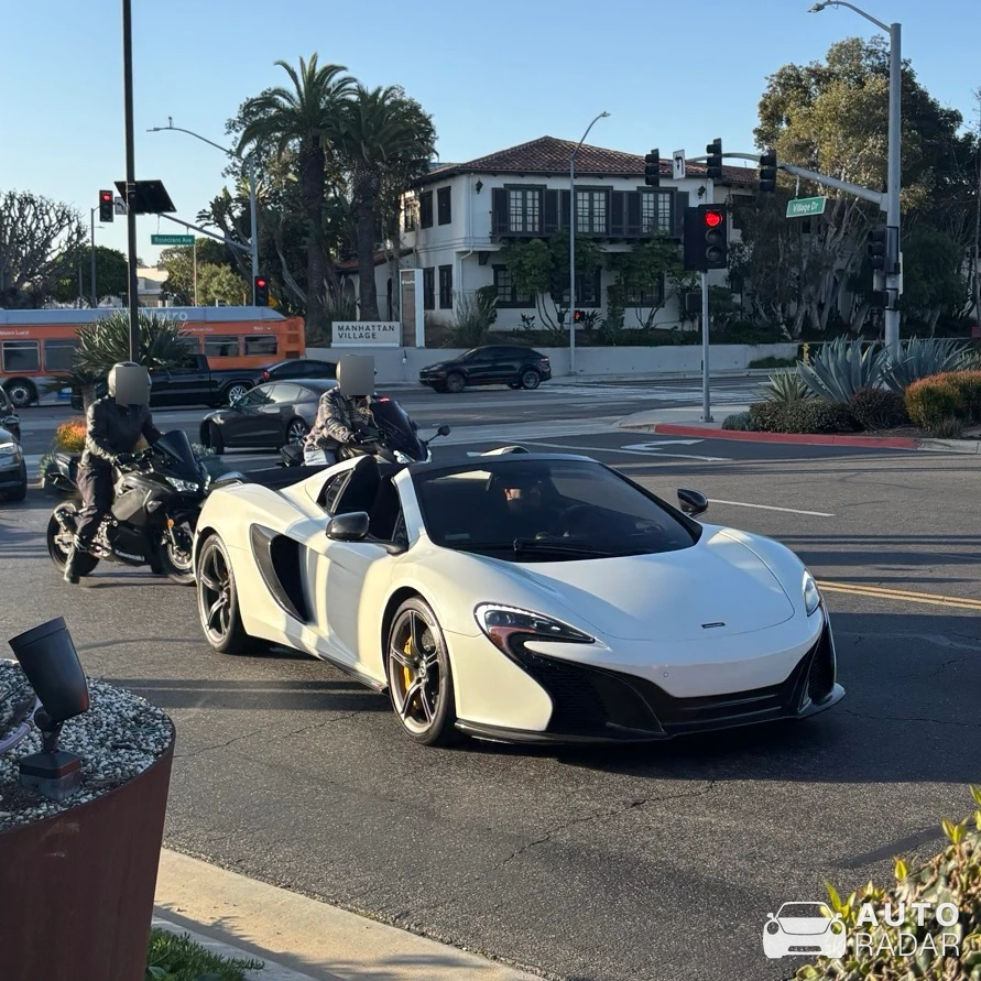 McLaren 650S Spider spotted in El Segundo, United States