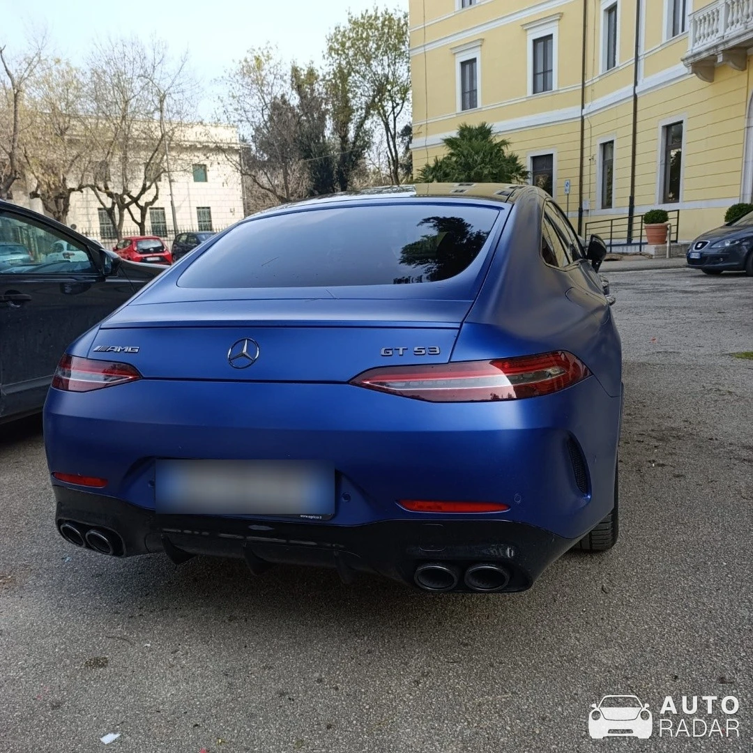 Mercedes-AMG GT 53 X290 spotted in Campomarino