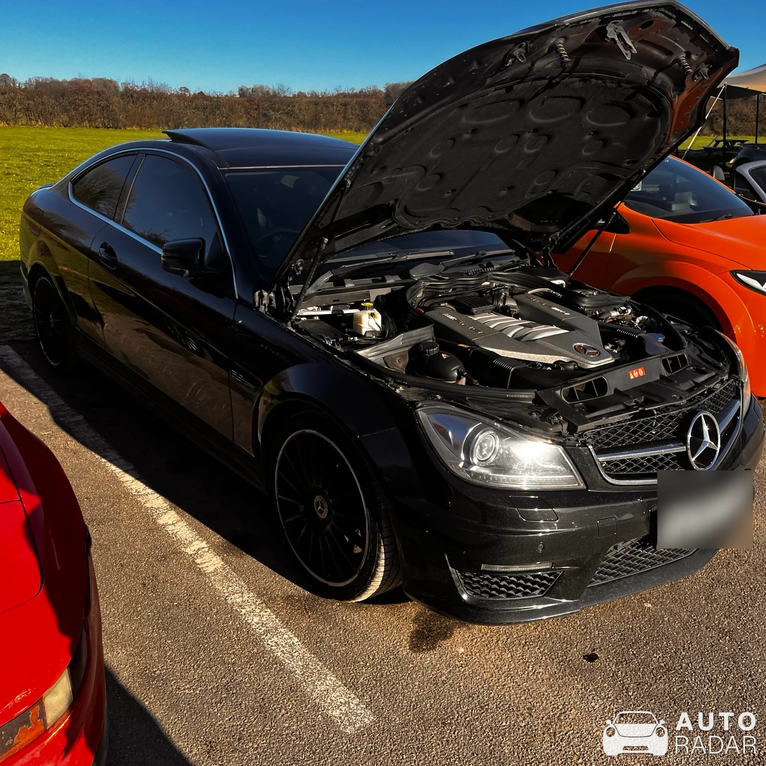 Mercedes-AMG C 63 Coupé W204 spotted in Hampshire, United Kingdom