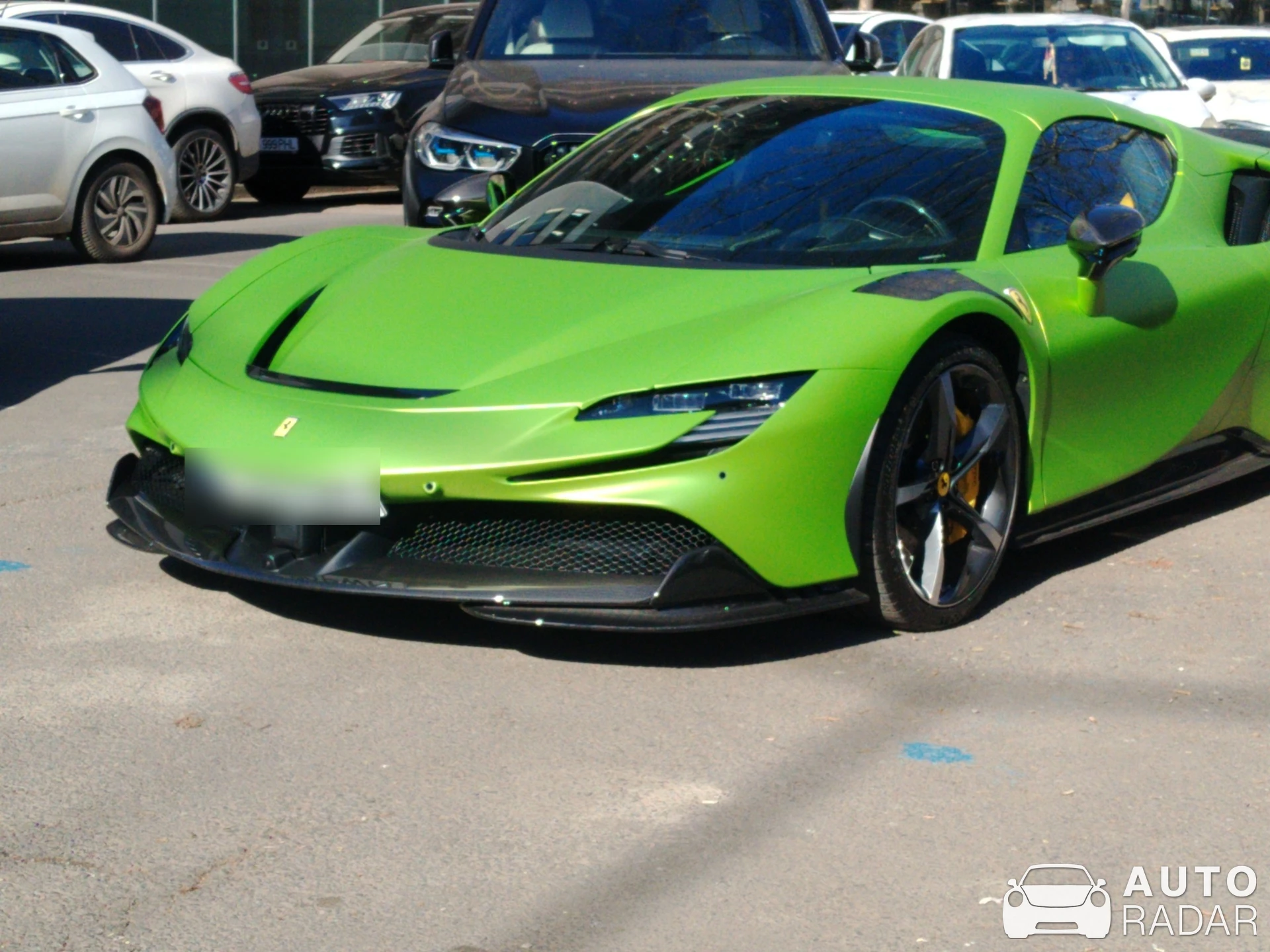 Ferrari SF90 Spider Novitec Rosso spotted in Bucharest