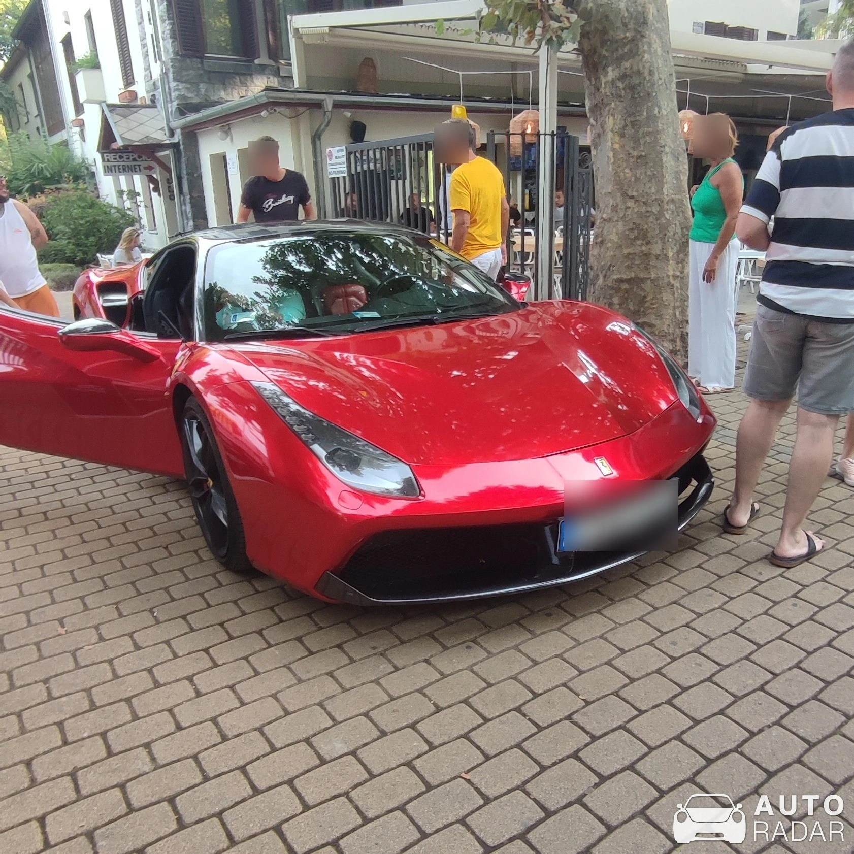 Ferrari 488 GTB spotted in Siófok, Hungary