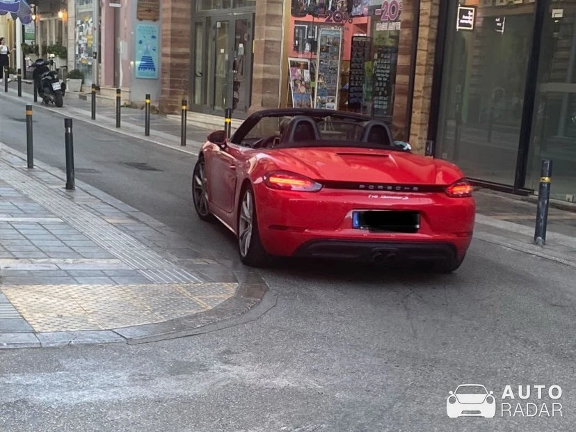 Porsche 718 Boxster S spotted in Chios, Greece
