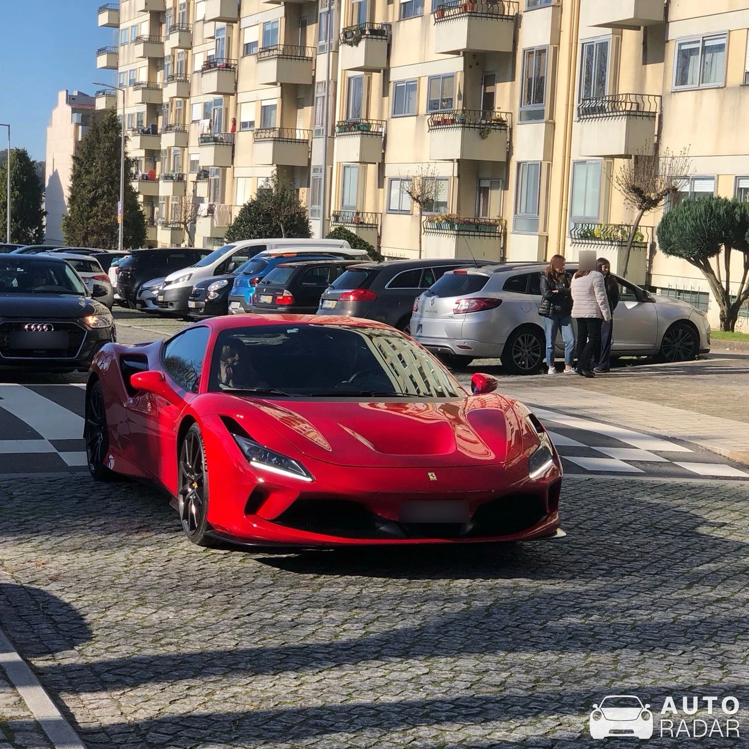 Ferrari F8 Tributo spotted in Porto, Portugal