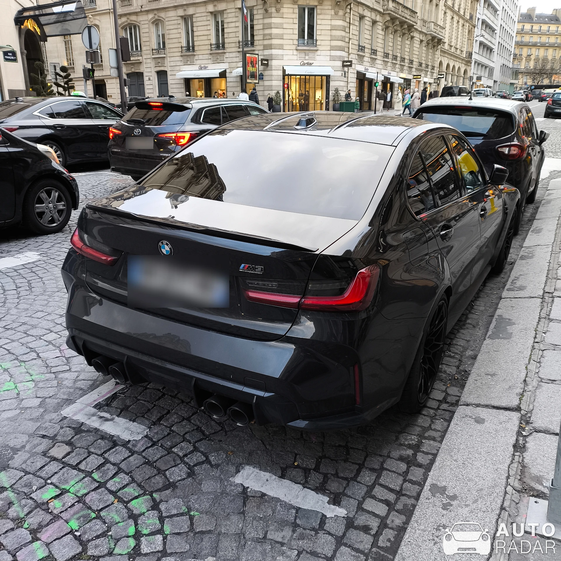 BMW M3 G80 Sedan Competition spotted in Paris, France