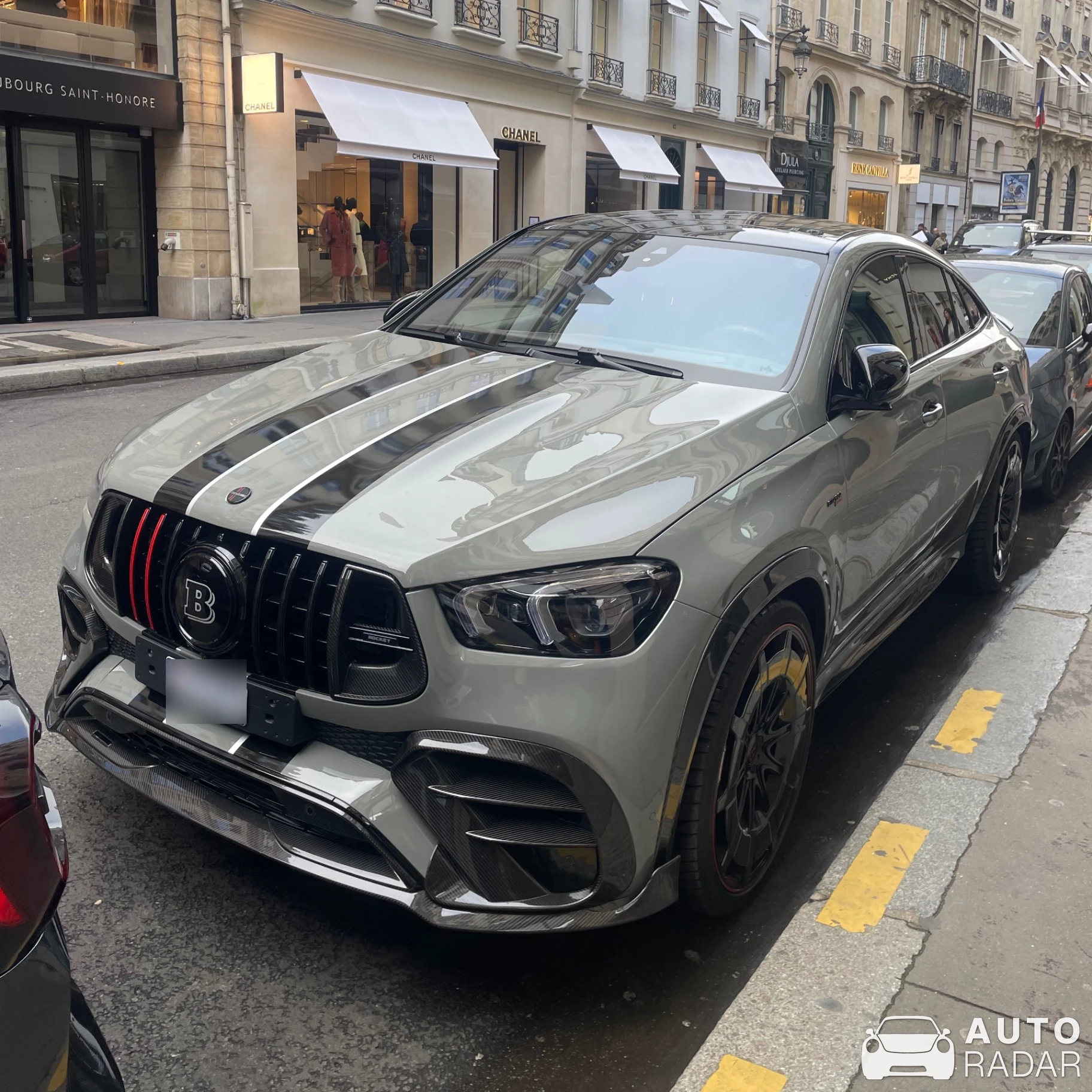 Mercedes-AMG Brabus GLE 63 S Coupé spotted in Paris, France