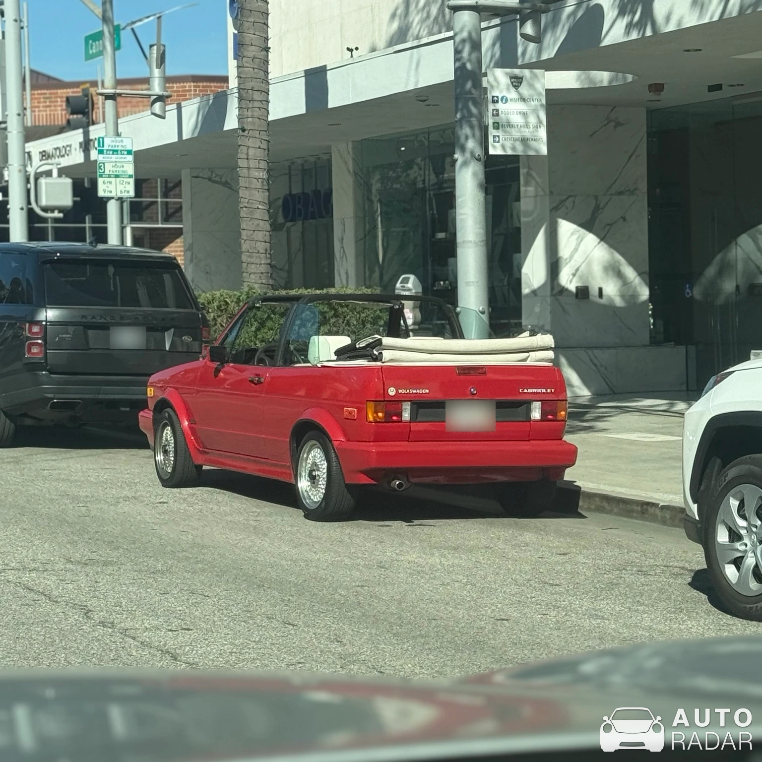 Volkswagen Golf Cabriolet MkI spotted in Beverly Hills, United States