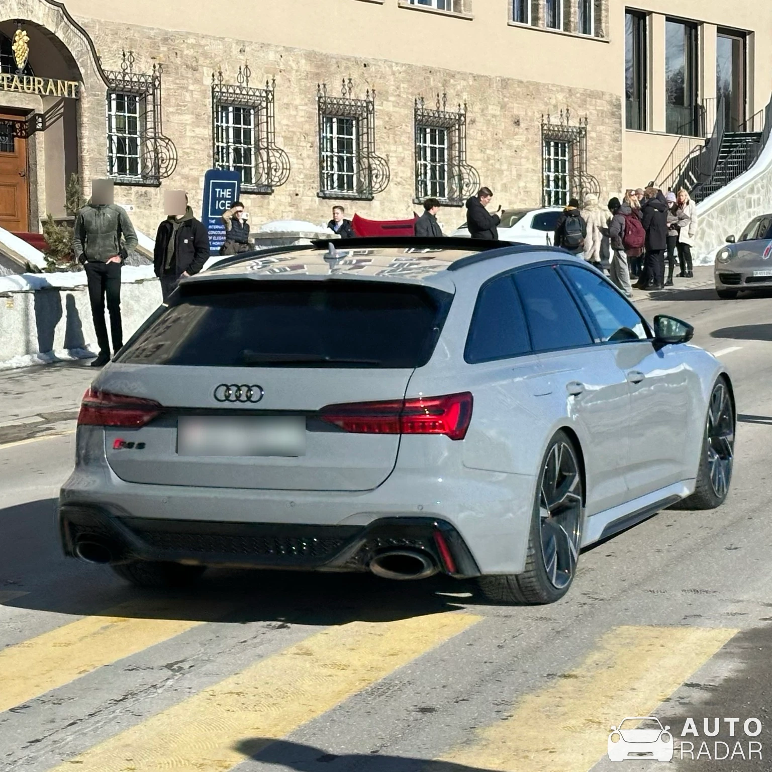 Audi RS6 Avant C8 spotted in Sankt Moritz, Schweiz