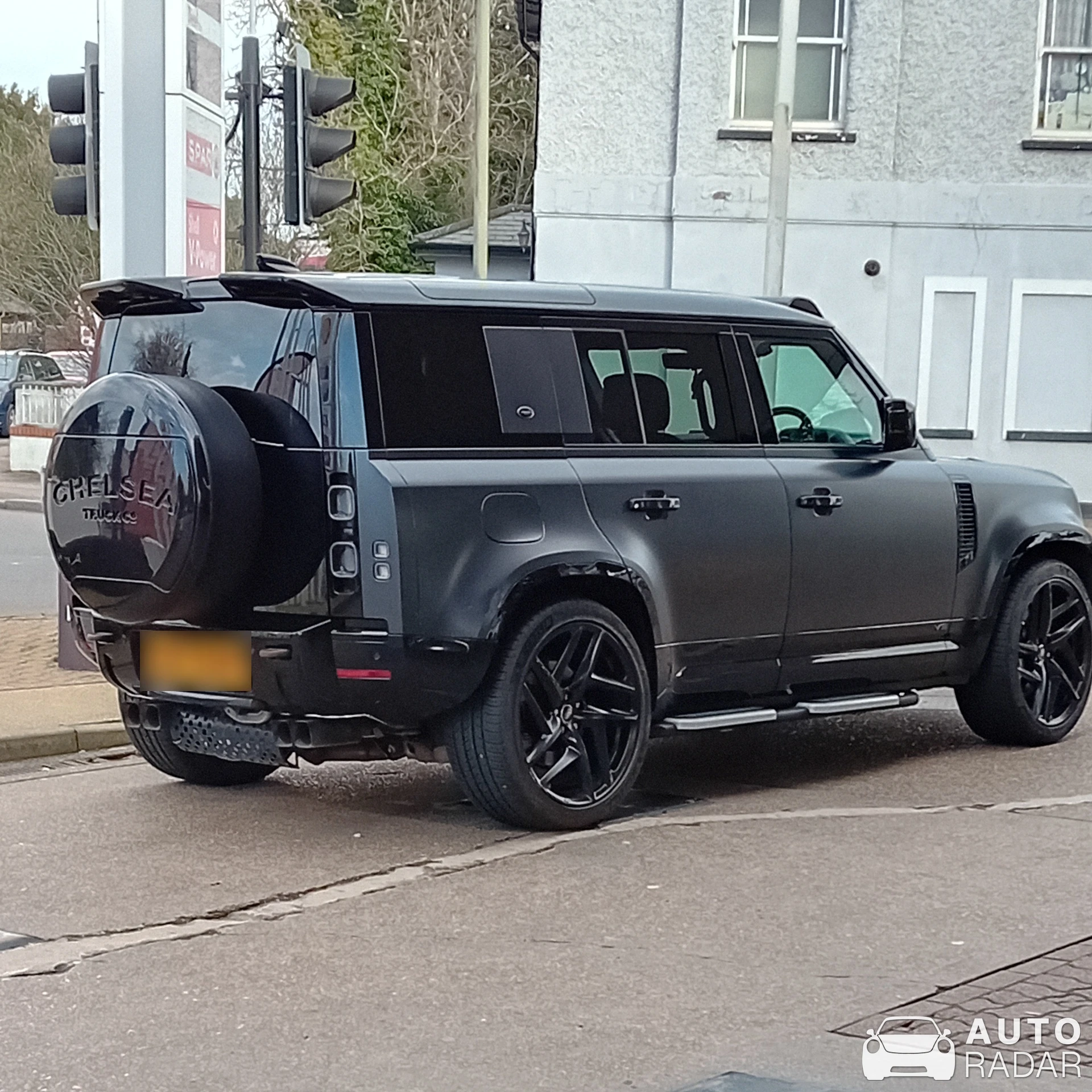 Land Rover Defender 110 Kahn Chelsea Truck spotted in Bromley