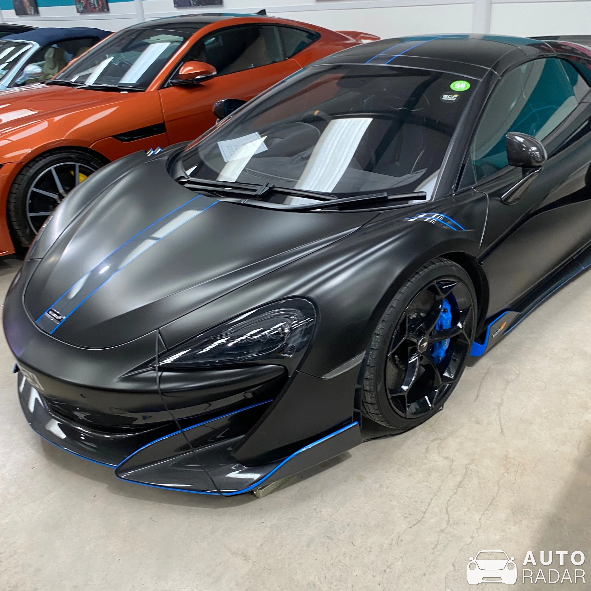 McLaren 570S Spider spotted in Wiltshire, United Kingdom
