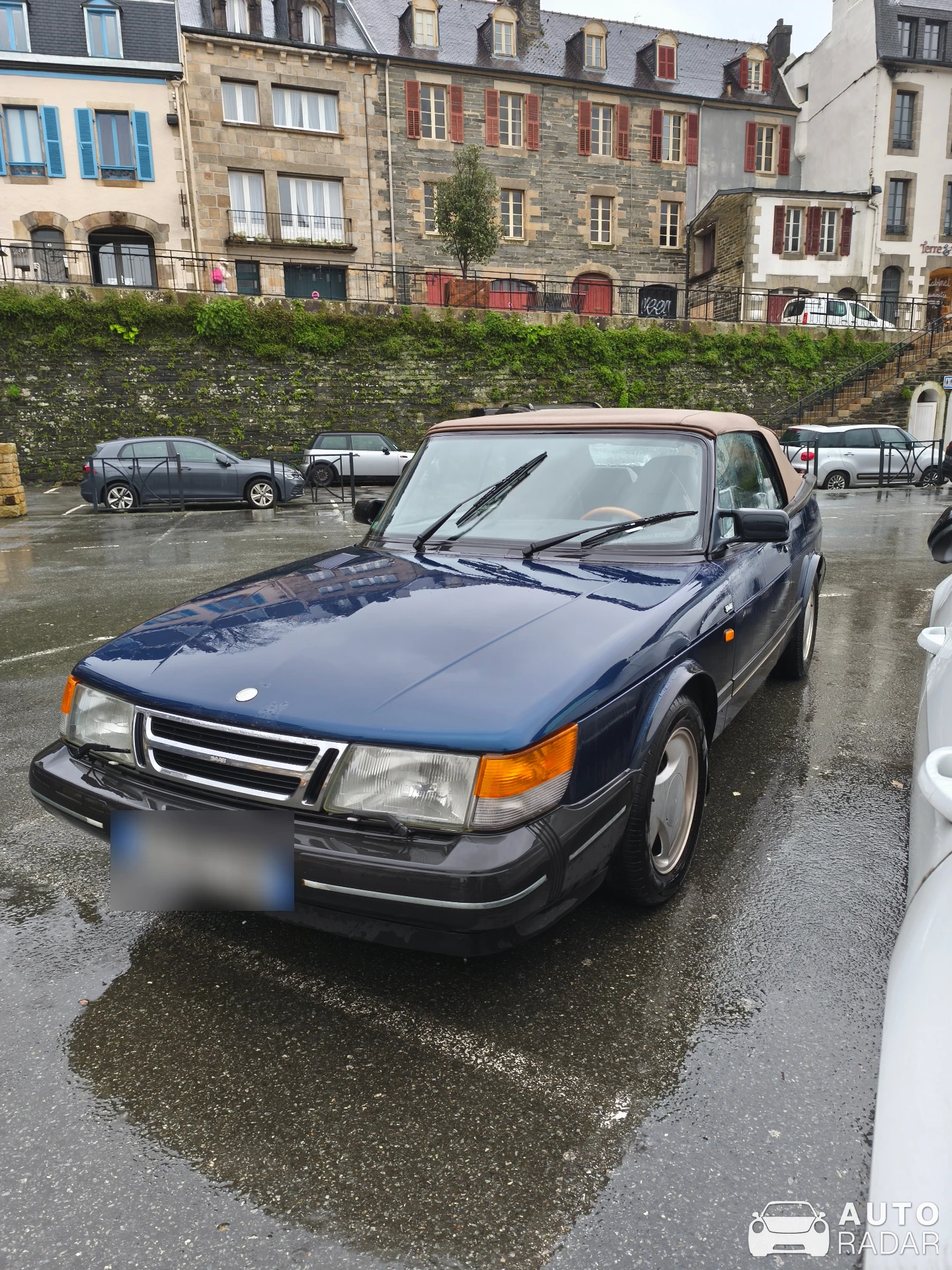 Saab 900S Turbo Cabriolet spotted in Morlaix, France