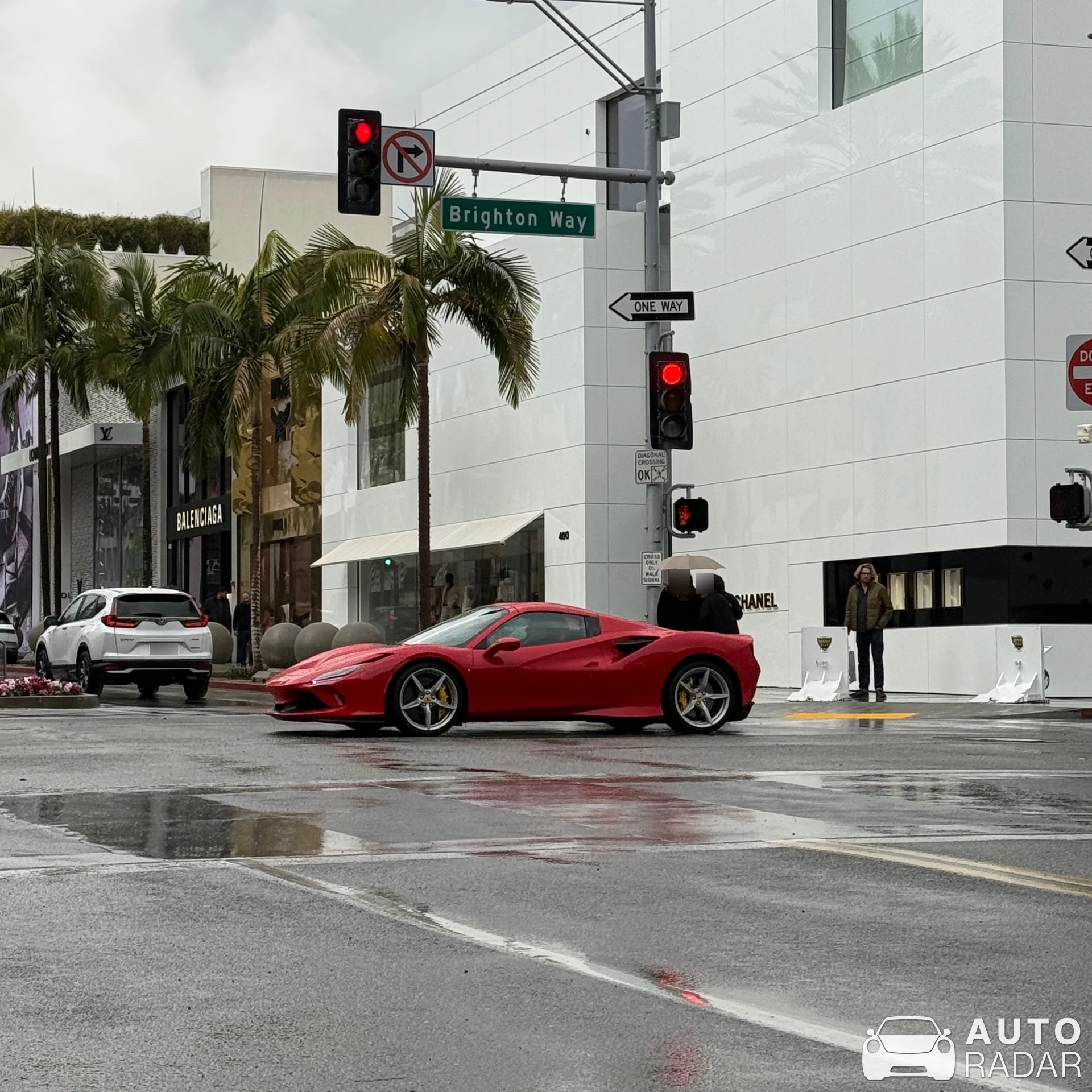 Ferrari F8 Spider spotted in Beverly Hills, United States