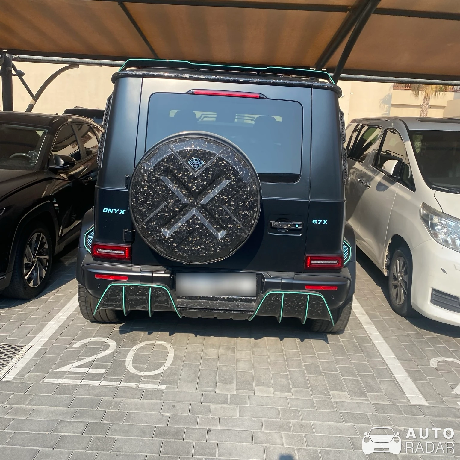 Mercedes-AMG G 63 Onyx G7X spotted in Dubai