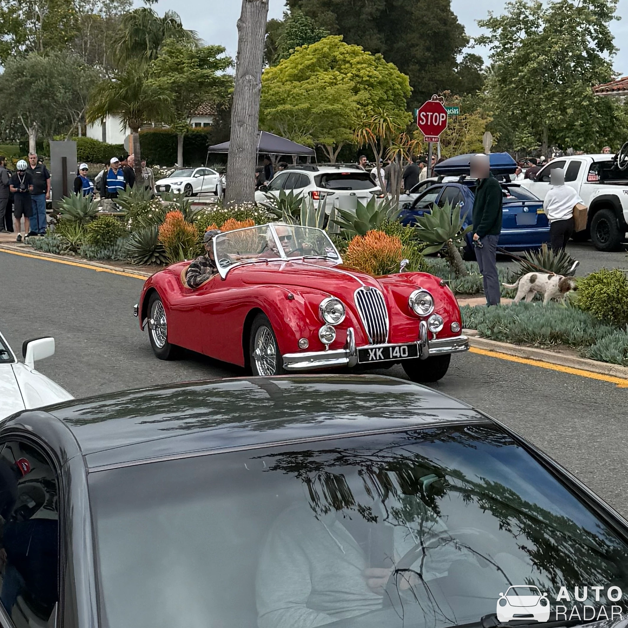 Jaguar XK140 spotted in Rancho Santa Fe