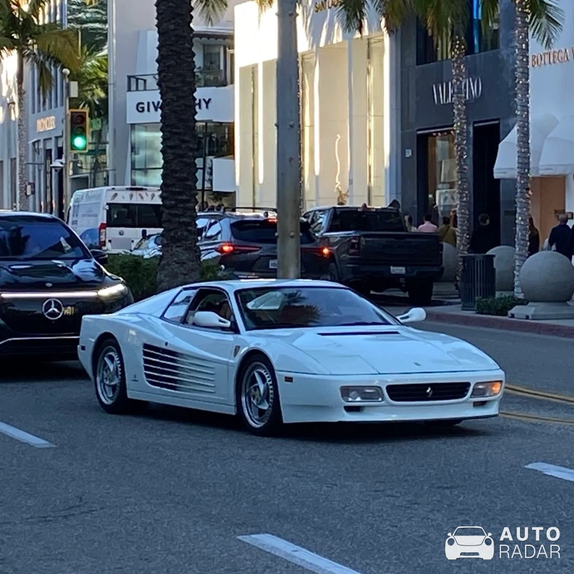 Ferrari 512 TR spotted in Beverly Hills, United States