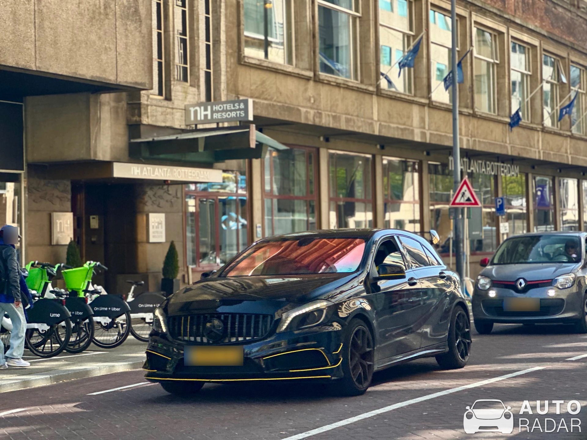 Mercedes-AMG GLA 45 X156 Yellow Night Edition spotted in Rotterdam