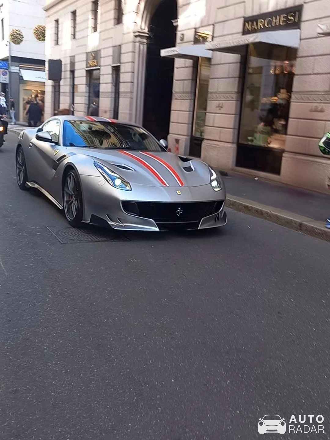 Ferrari F12tdf spotted in Milano, Italy