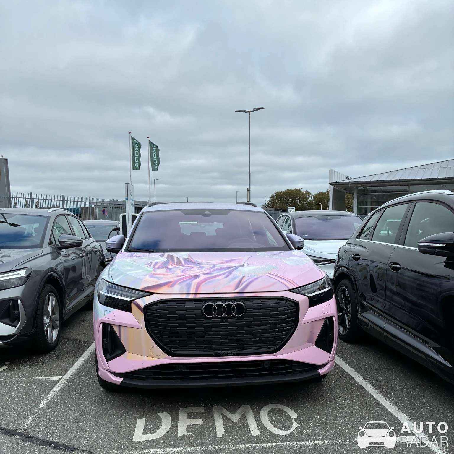 Audi Q4 spotted in Risskov