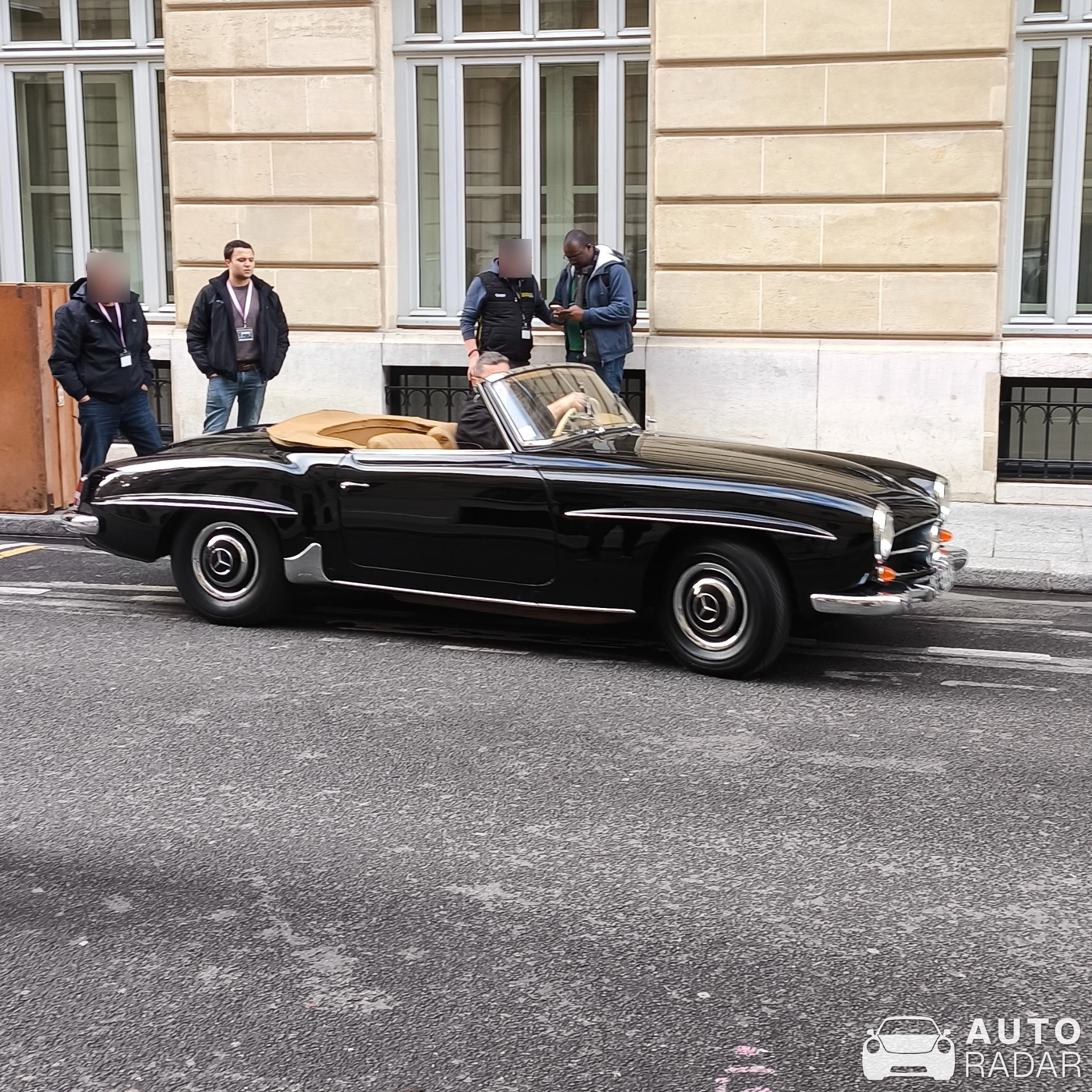 Mercedes-Benz 190 SL spotted in Paris, France