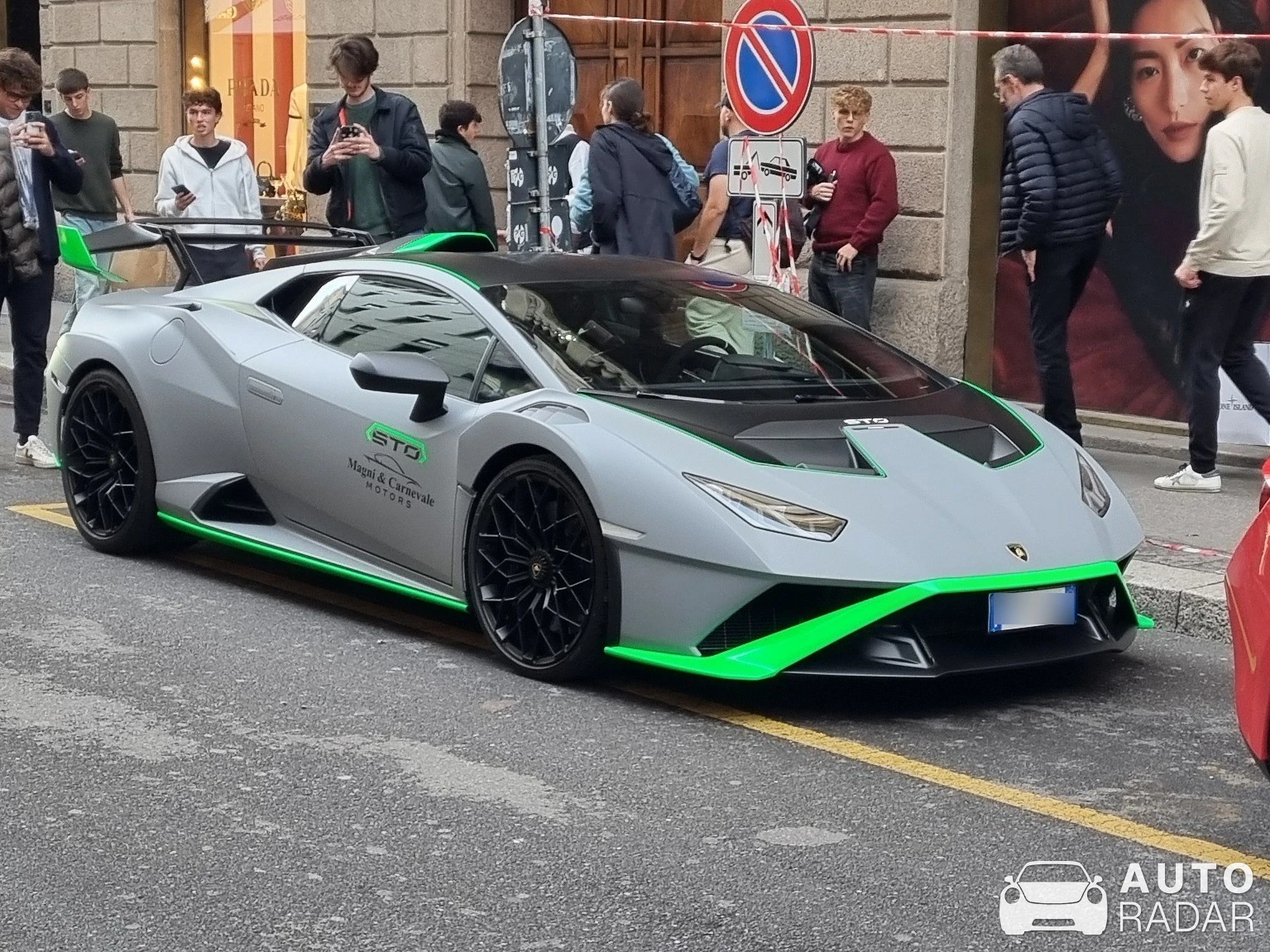 Lamborghini Huracán LP640-2 STO spotted in Milano, Italia