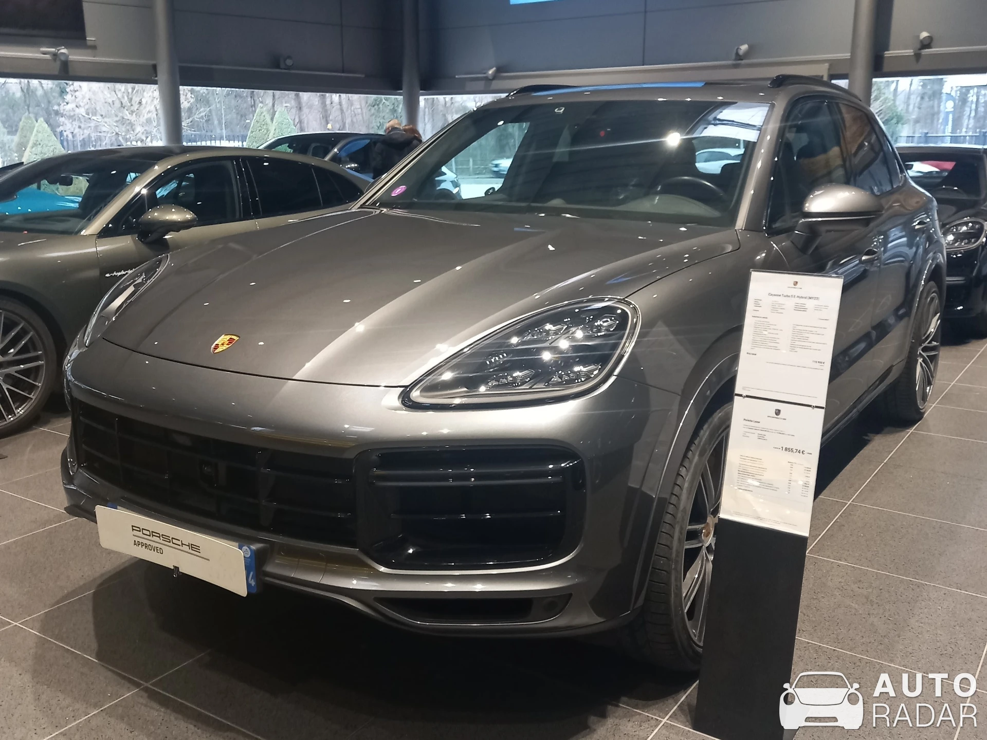 Porsche Cayenne Coupé Turbo S E-Hybrid spotted in Epagny Metz-Tessy, France