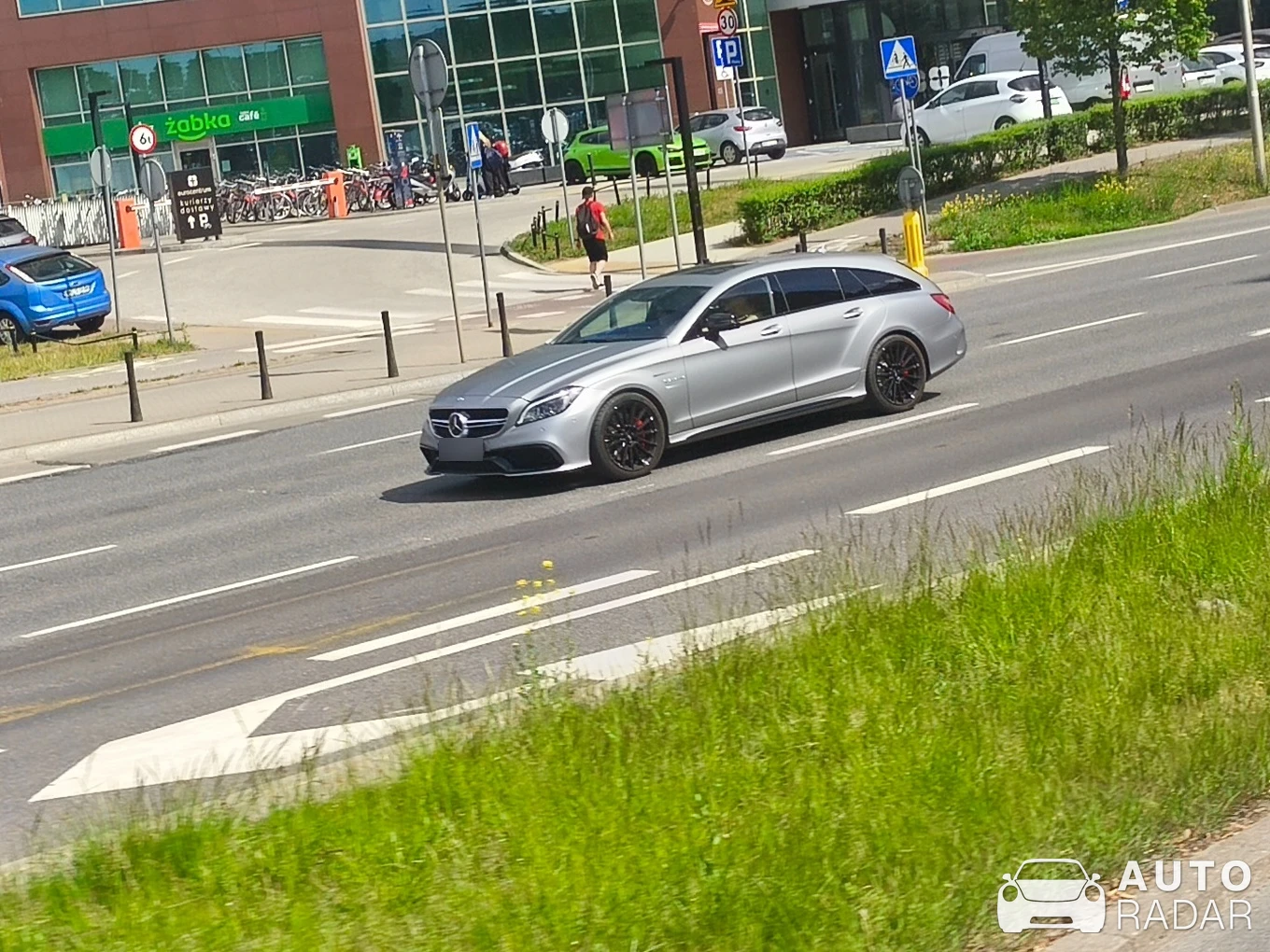 Mercedes-Benz CLS 63 AMG X218 Shooting Brake spotted in Warszawa