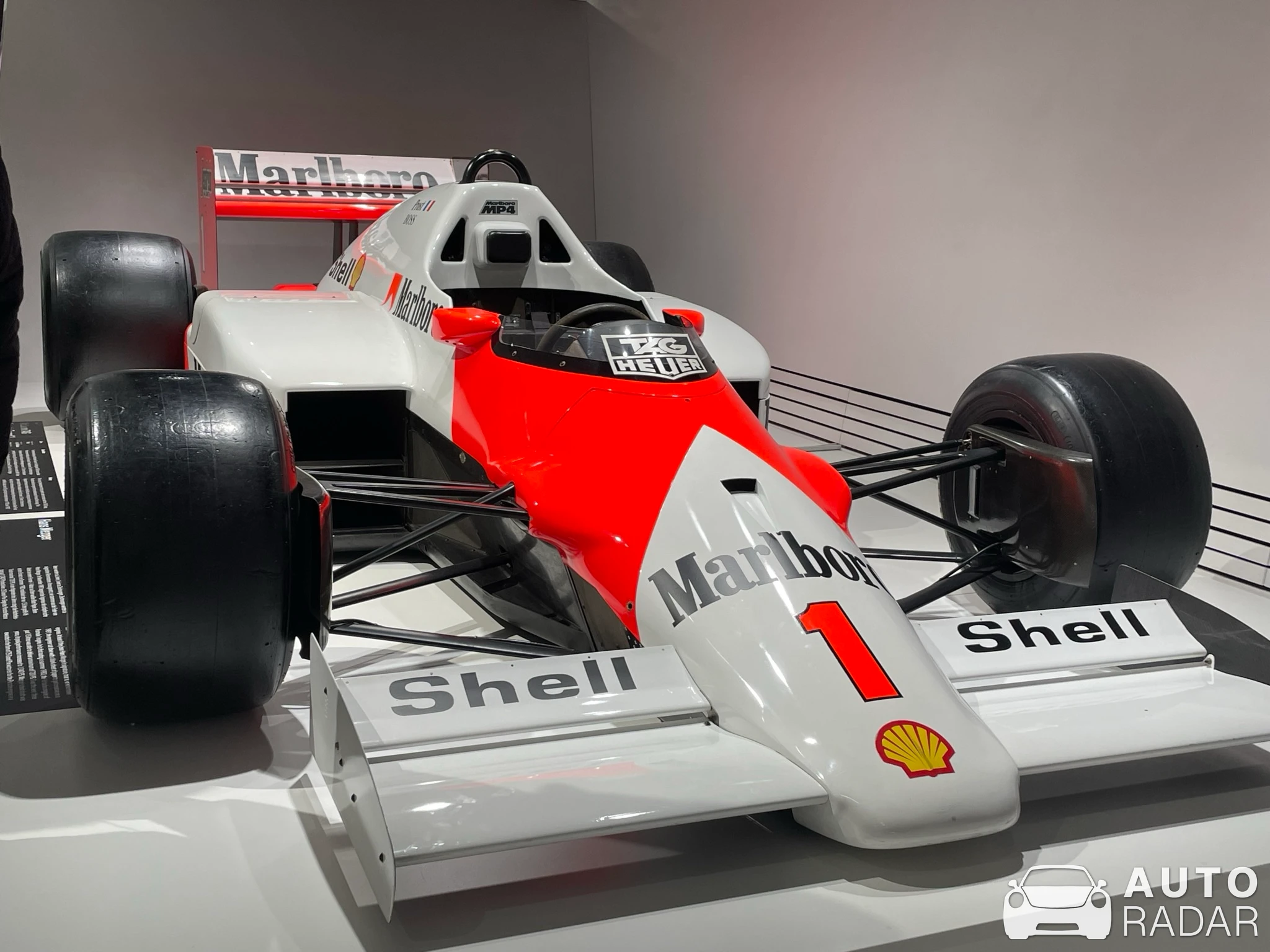 McLaren MP4/4 spotted in Stuttgart