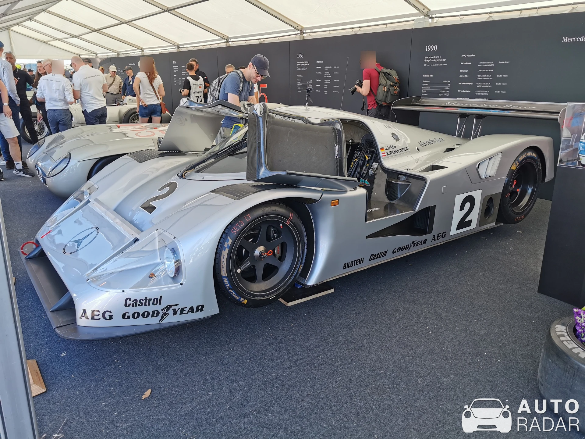 Mercedes-Benz C11 Sauber spotted in Chichester