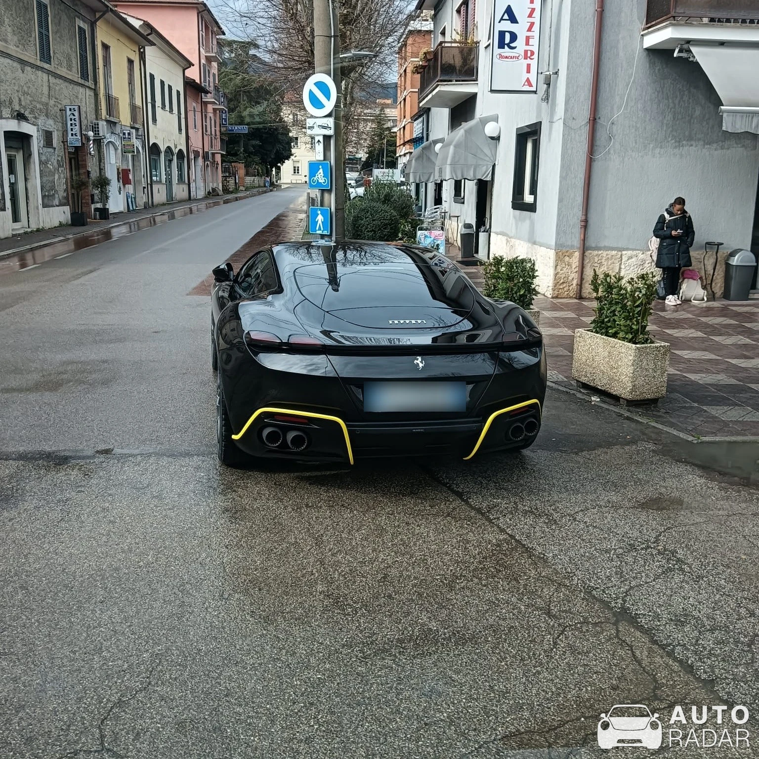 Ferrari Roma spotted in Terni