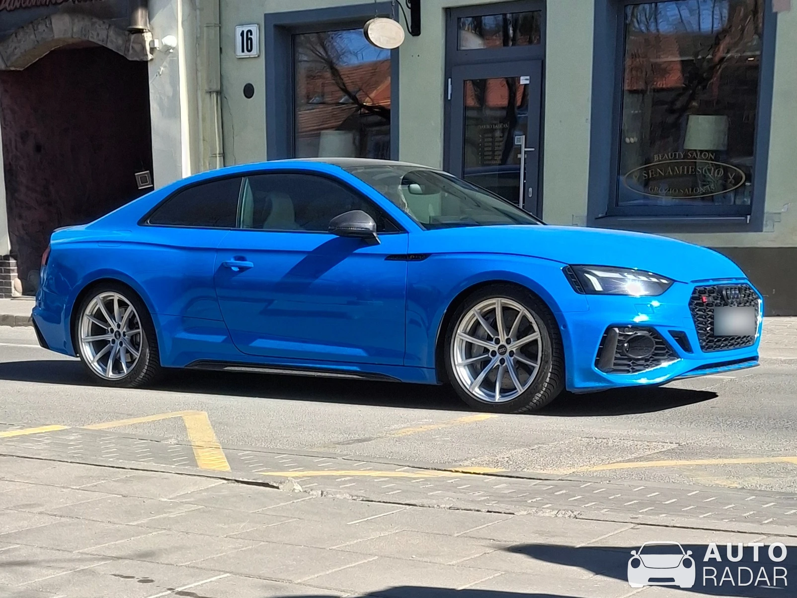 Audi RS5 Sedan B10 Mule spotted in Vilnius