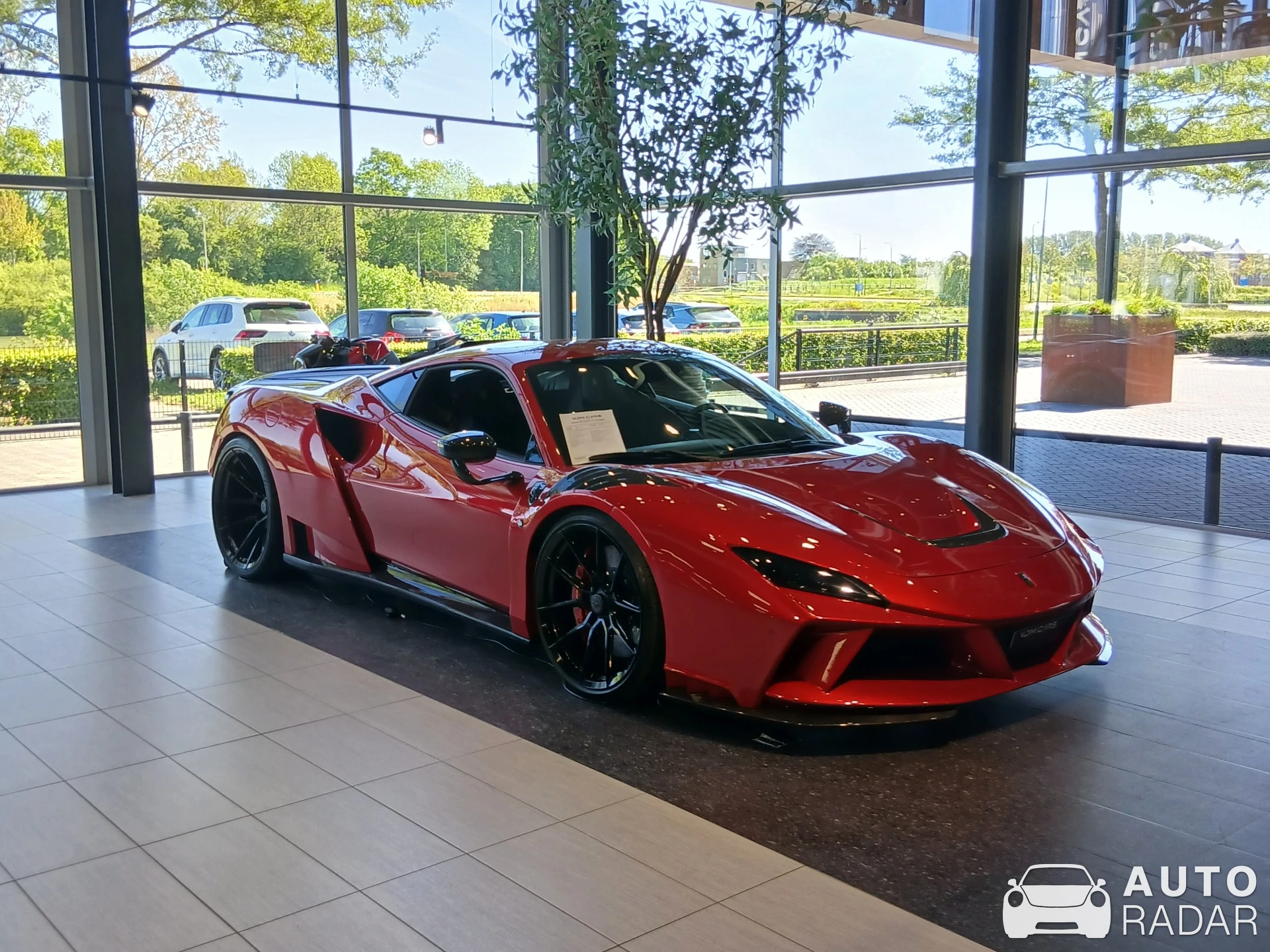 Ferrari F8 Tributo Novitec Rosso N-Largo spotted in Houten