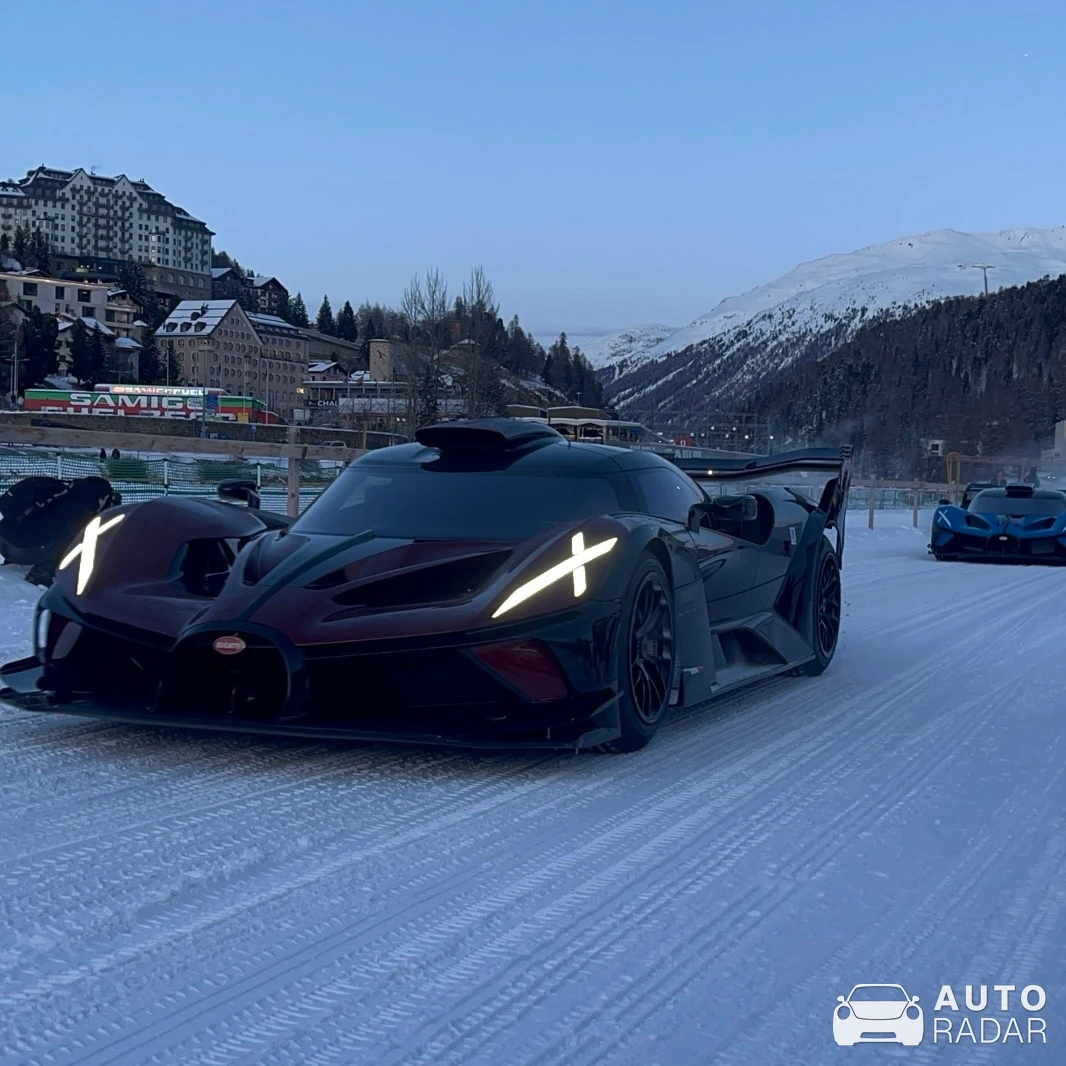 Bugatti Bolide spotted in Sankt Moritz, Svizzera