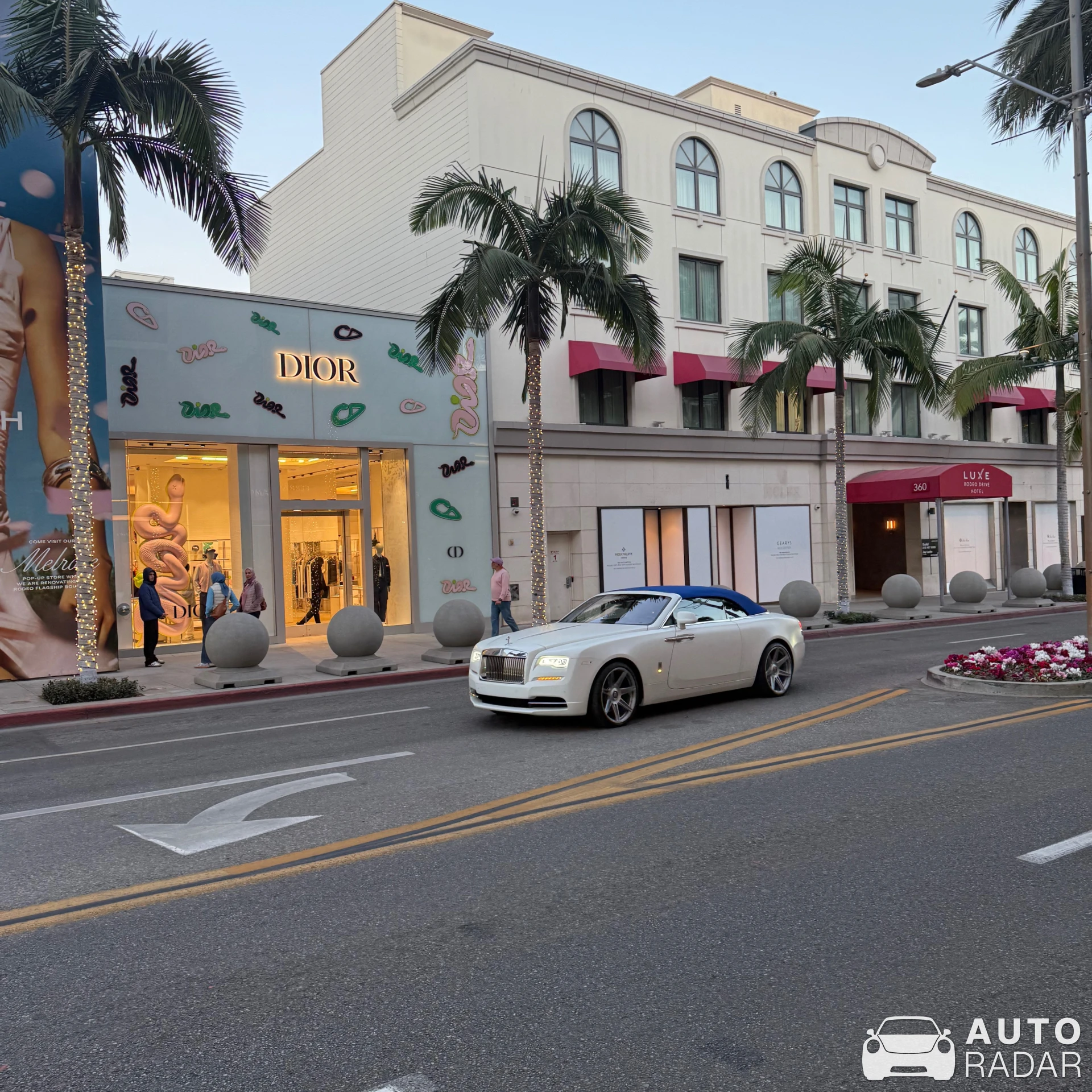 Rolls-Royce Dawn spotted in Beverly Hills, United States
