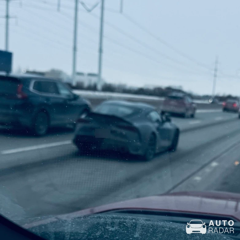 Toyota GR Supra A90 spotted in Terrebonne, Canada