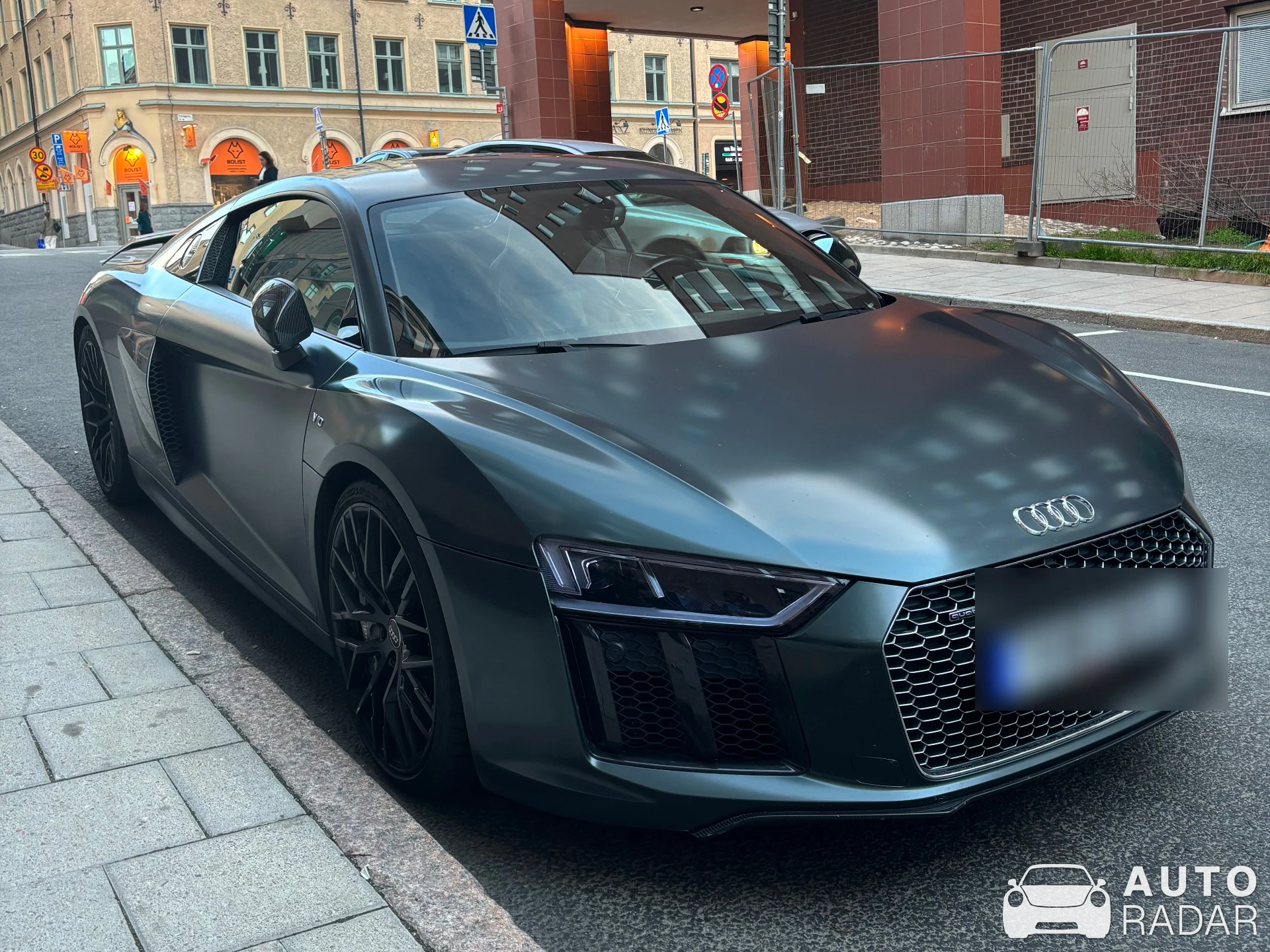 Audi R8 V10 2015 spotted