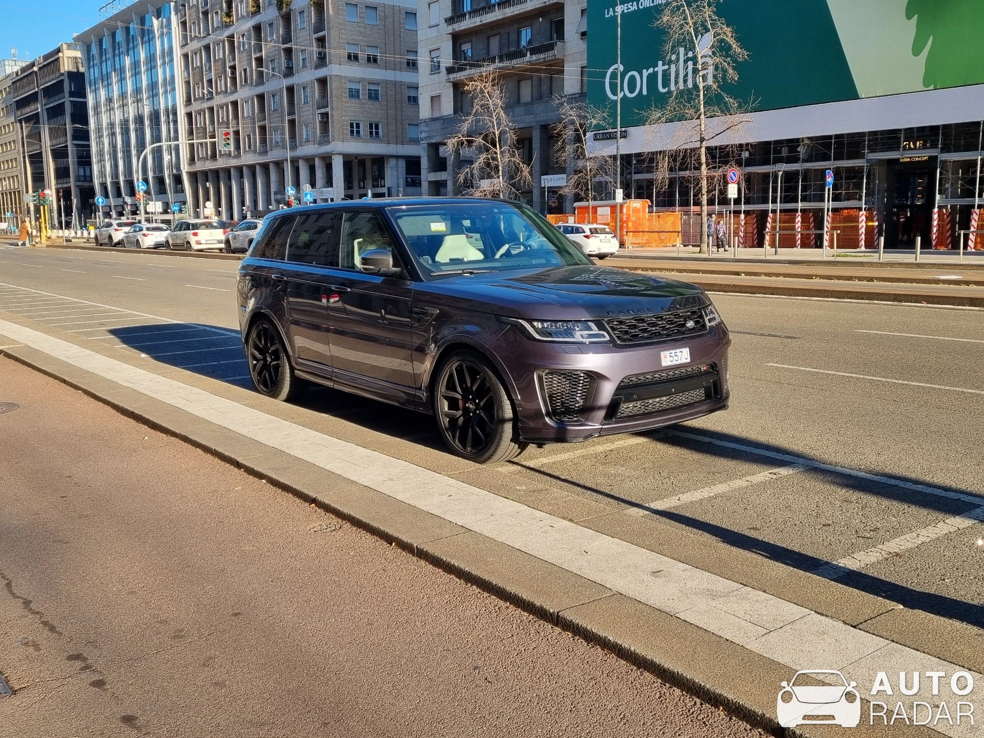 Land Rover Range Rover Sport SVR spotted in Milano, Italy