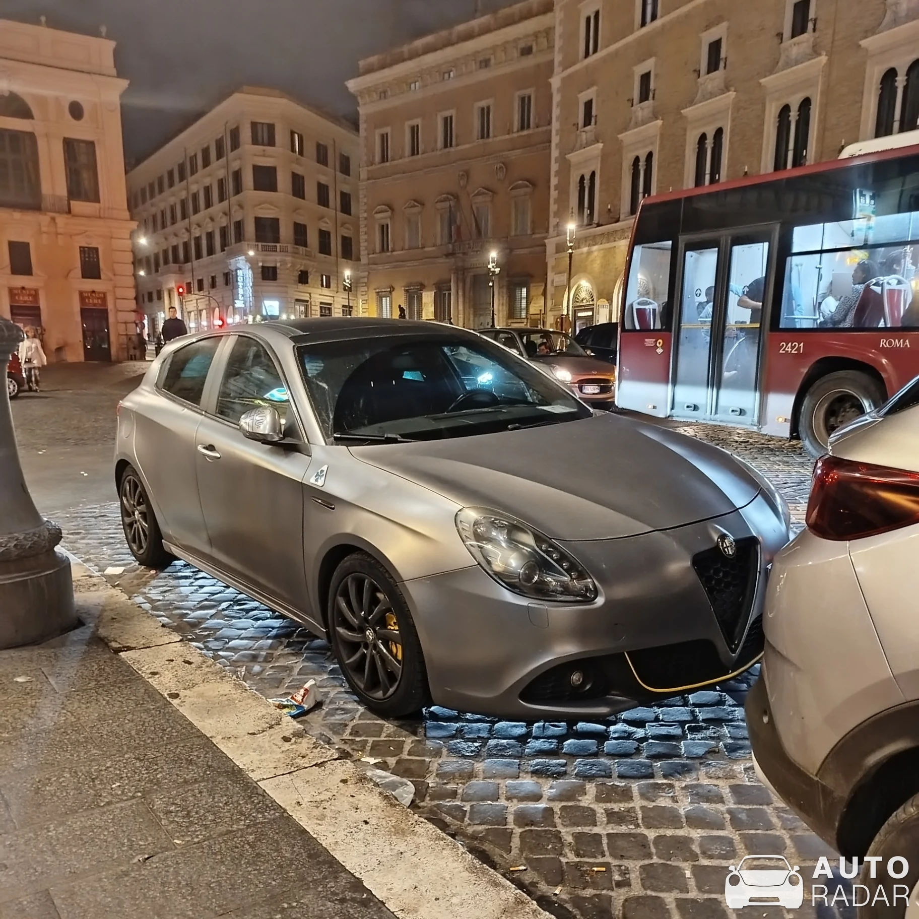 Alfa Romeo Giulietta Quadrifoglio spotted in Roma, Italy